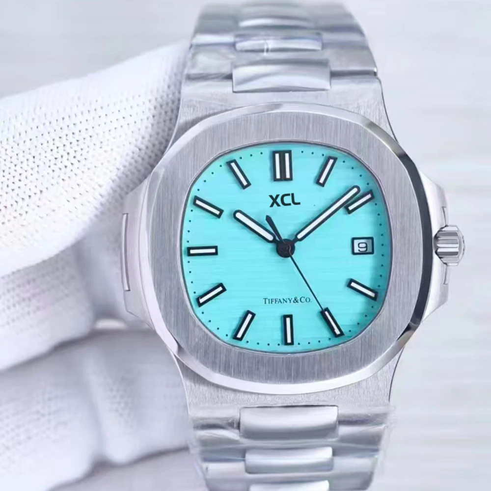 Men's high-quality 40mm luxury sky blue automatic mechanical watch with stainless steel rubber strap date, men's casual watch
Men's high-quality 40mm luxury sky blue automatic mechanical watch with stainless steel rubber strap date, men's casual watch