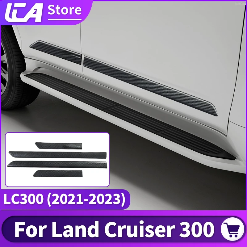 Декоративная лента из углеродного волокна для двери автомобиля 2021-2023Toyota Land Cruiser 300, наружные аксессуары Lc300
Декоративная лента из углеродного волокна для двери автомобиля 2021-2023Toyota Land Cruiser 300, наружные аксессуары Lc300