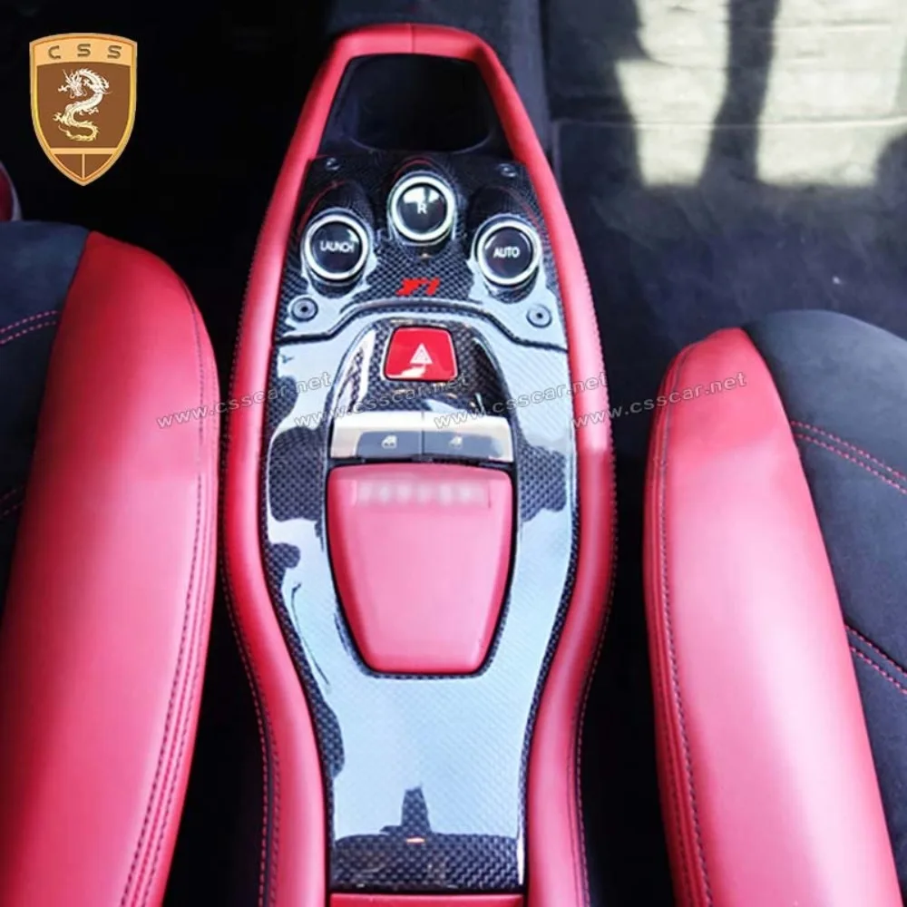 Панель центральной консоли из настоящего сухого карбона в стиле OEM для Ferrari 458, панель переключения передач, элементы интерьера
Панель центральной консоли из настоящего сухого карбона в стиле OEM для Ferrari 458, панель переключения передач, элементы интерьера