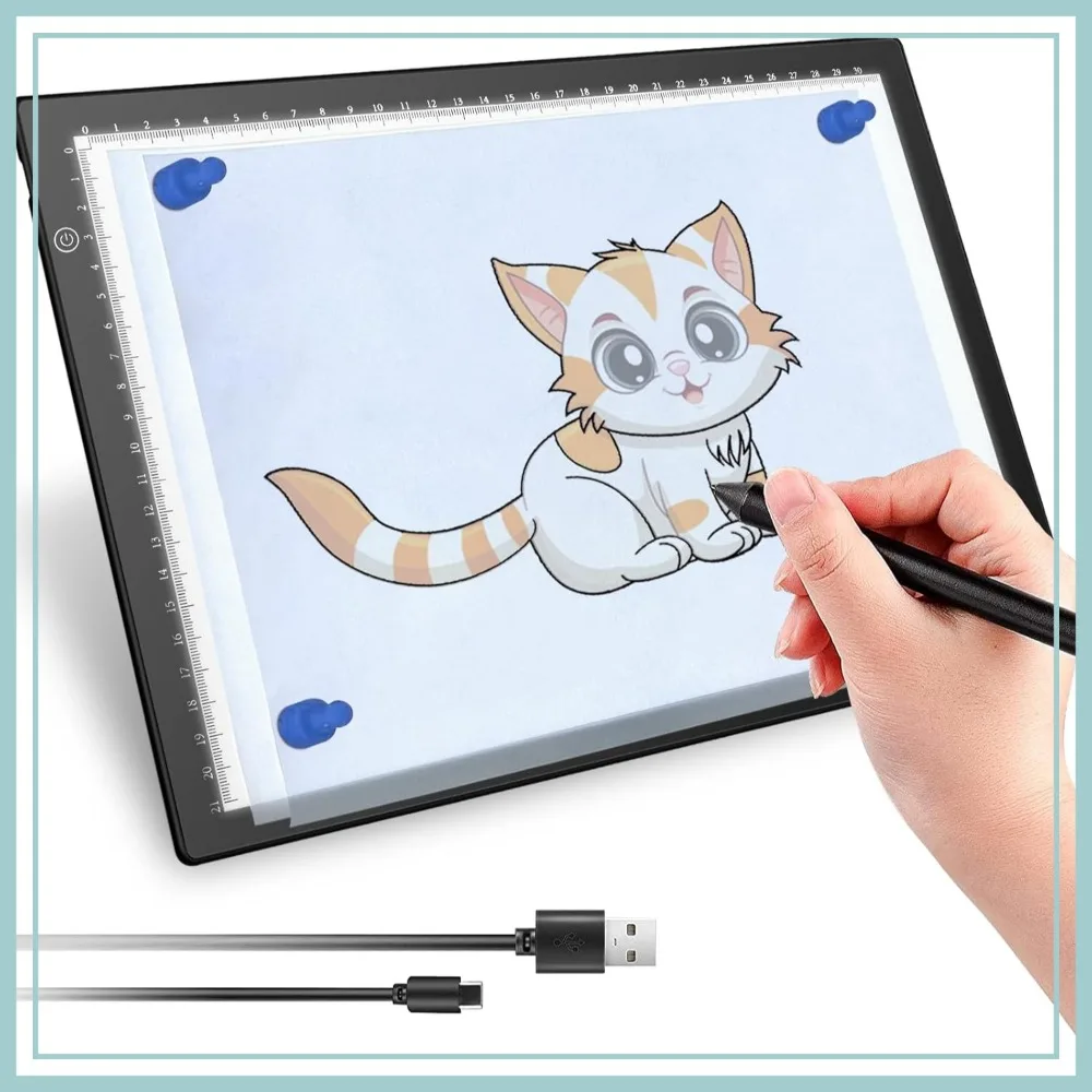 Ultra-Thin LED Light Box A4 Tracing Board with 3 Brightness Levels, Type-C Powered for Drawing & X-Ray Viewing
Ultra-Thin LED Light Box A4 Tracing Board with 3 Brightness Levels, Type-C Powered for Drawing & X-Ray Viewing