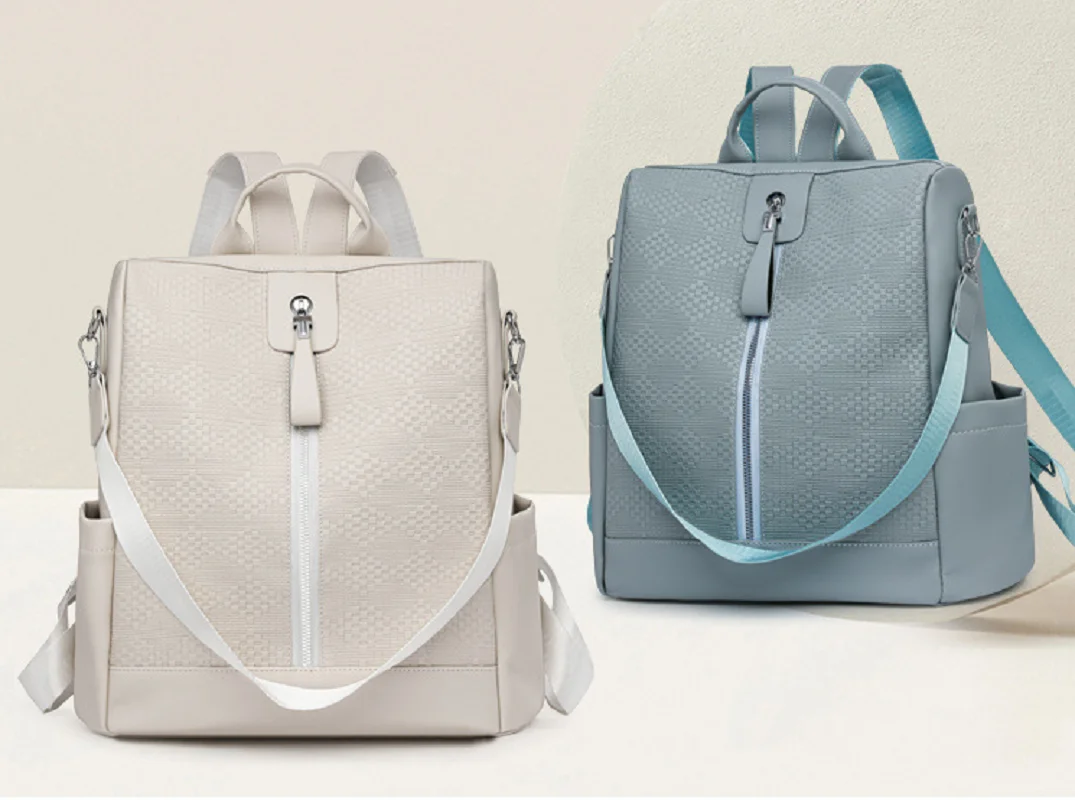 New Korean Fashion Soft Leather Large Capacity Travel Backpacks Women's Anti Theft Shoulder Bags Totes Notebook School Bag
New Korean Fashion Soft Leather Large Capacity Travel Backpacks Women's Anti Theft Shoulder Bags Totes Notebook School Bag