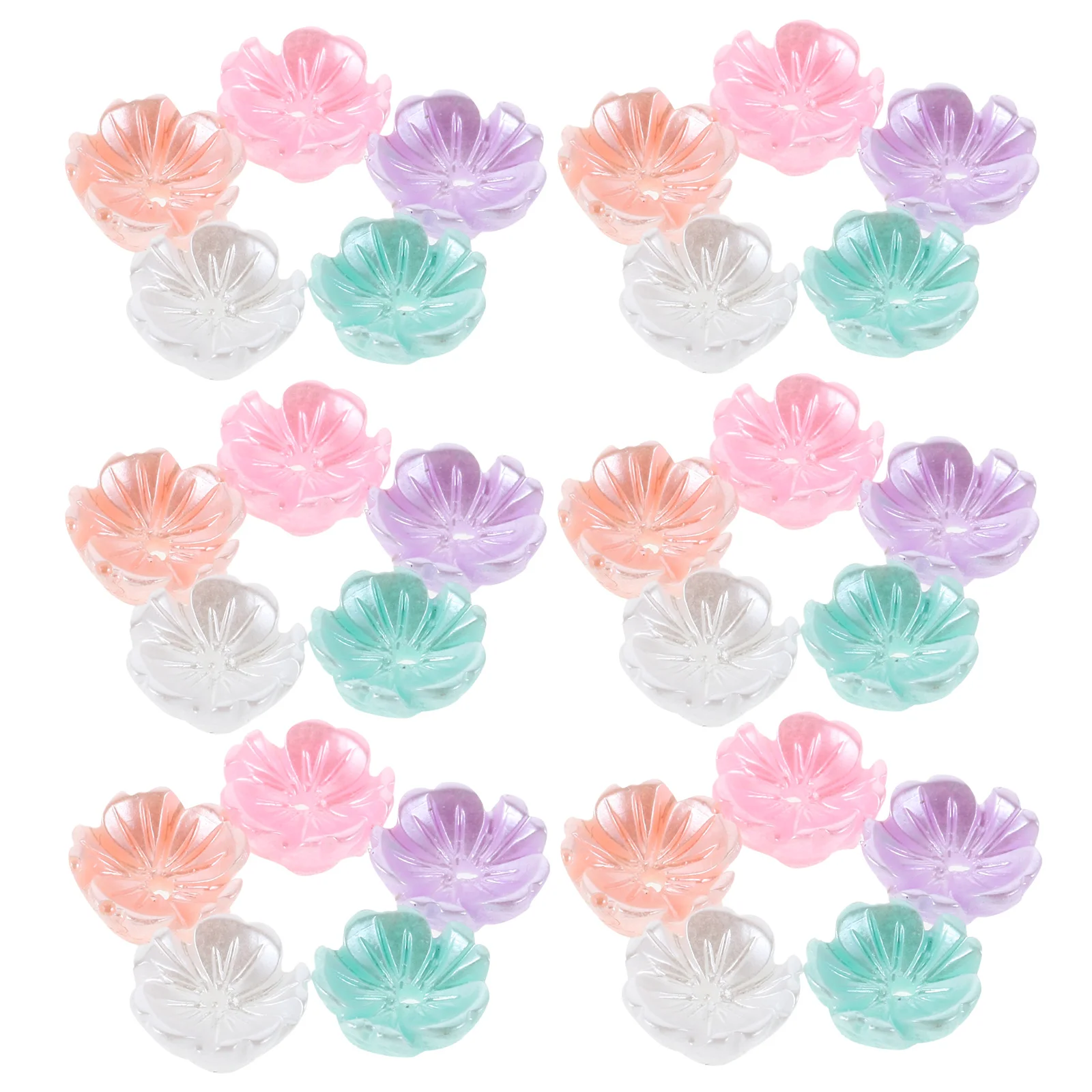 100pcs Five Petal Nail Decoration Faux Pearl Craft Accessories for Hair Clips Pendant Earrings Necklace Bracelet Making
100pcs Five Petal Nail Decoration Faux Pearl Craft Accessories for Hair Clips Pendant Earrings Necklace Bracelet Making