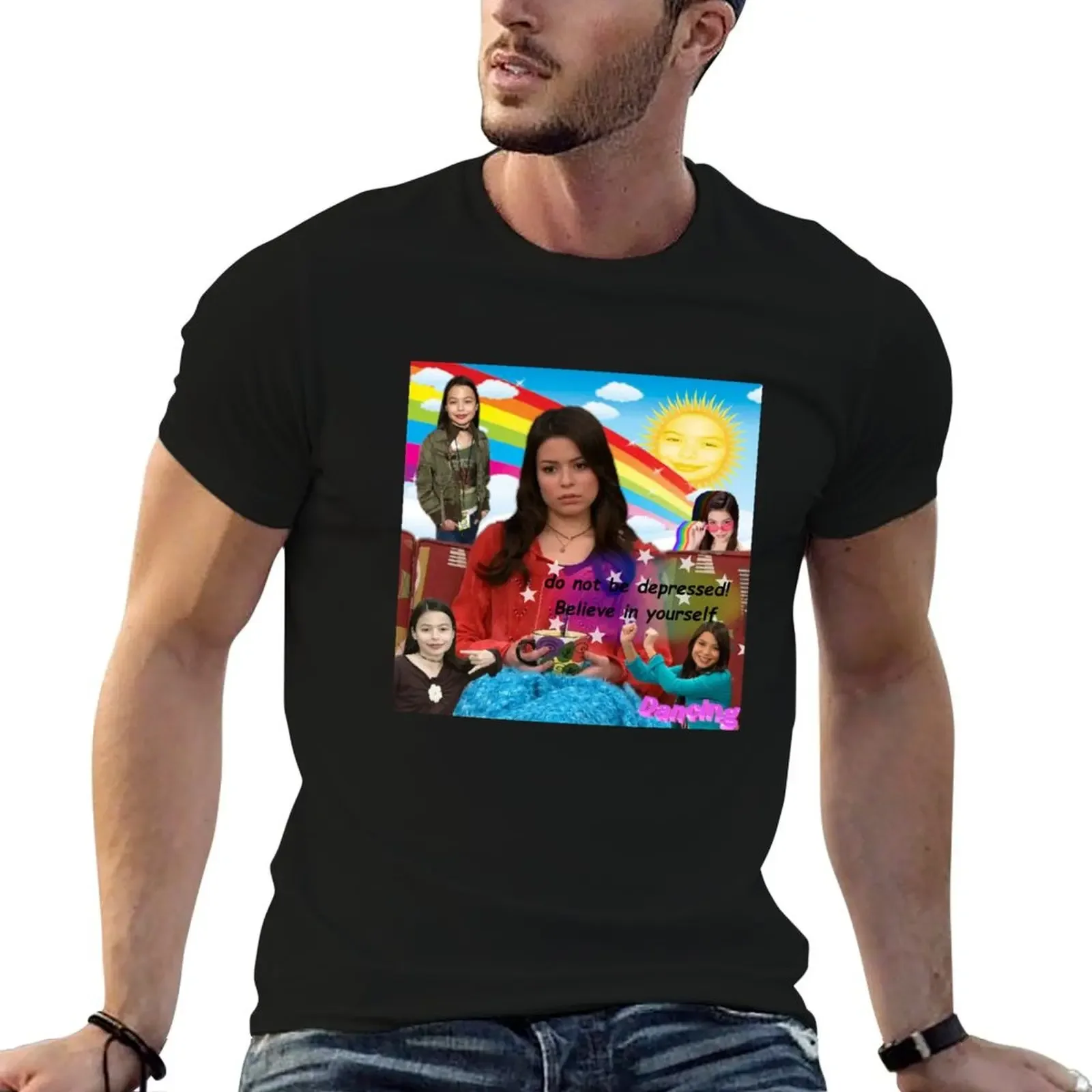 do not be depressed!! iCarly Miranda Cosgrove recommends T-Shirt korean fashion essential t shirt slim fit t shirts for men
do not be depressed!! iCarly Miranda Cosgrove recommends T-Shirt korean fashion essential t shirt slim fit t shirts for men