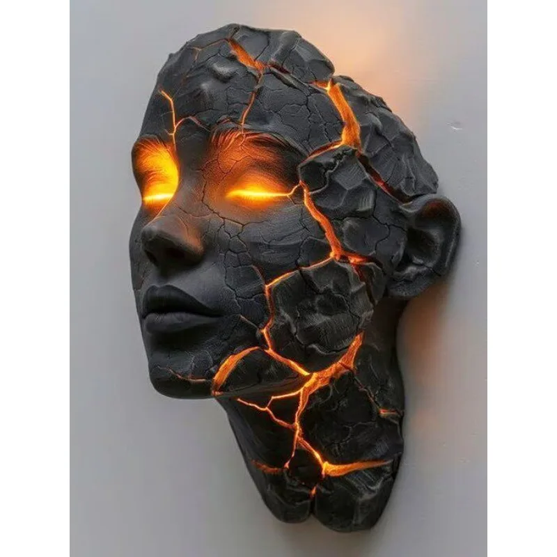 Universe Grocery Store Shattered Soul Wall Light Wall Light Simulation Face Resin Wall Pendant
Universe Grocery Store Shattered Soul Wall Light Wall Light Simulation Face Resin Wall Pendant