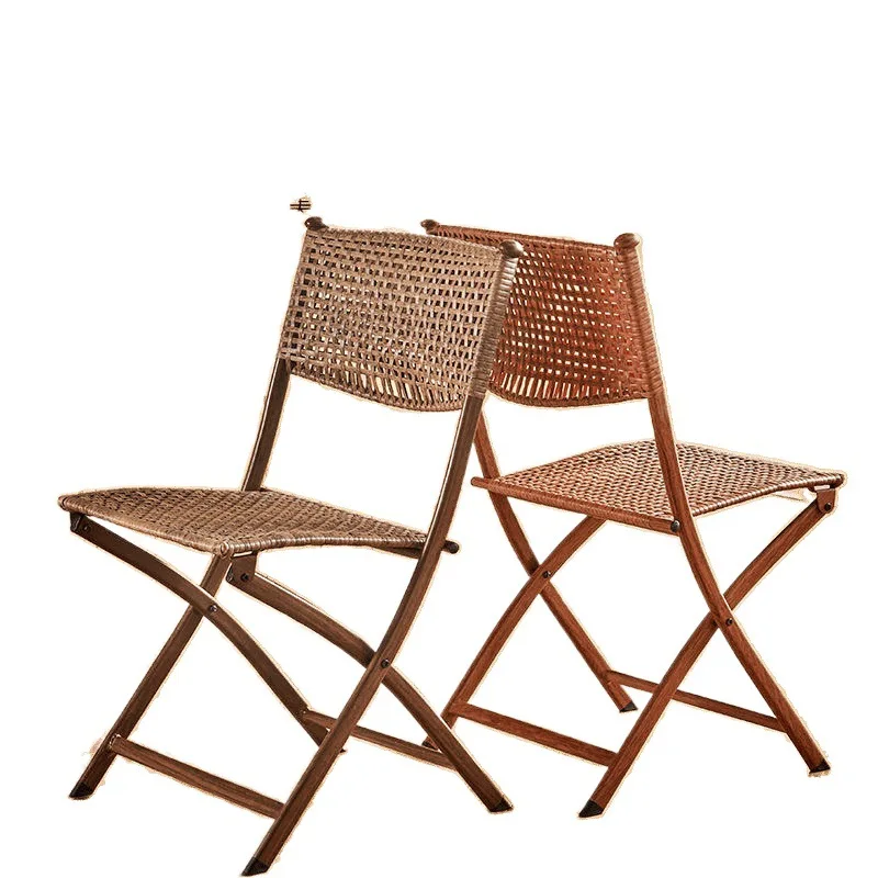 Portable Folding Rattan Dining Chair Stool Lightweight Indoor Outdoor Kitchen Patio Collapsible Kids Senior Furniture Chair
Portable Folding Rattan Dining Chair Stool Lightweight Indoor Outdoor Kitchen Patio Collapsible Kids Senior Furniture Chair
