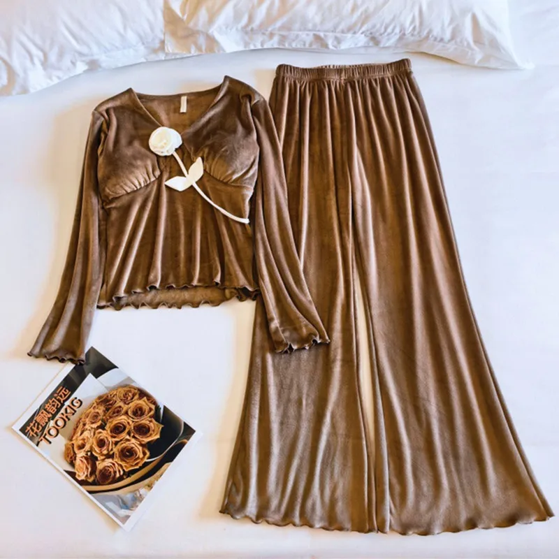 Pijama Mujer Invierno, плотная теплая одежда для сна, женская пижама Island, бархатная зимняя домашняя одежда для сна, корейская ночная рубашка, пижамный комплект
Pijama Mujer Invierno, плотная теплая одежда для сна, женская пижама Island, бархатная зимняя домашняя одежда для сна, корейская ночная рубашка, пижамный комплект