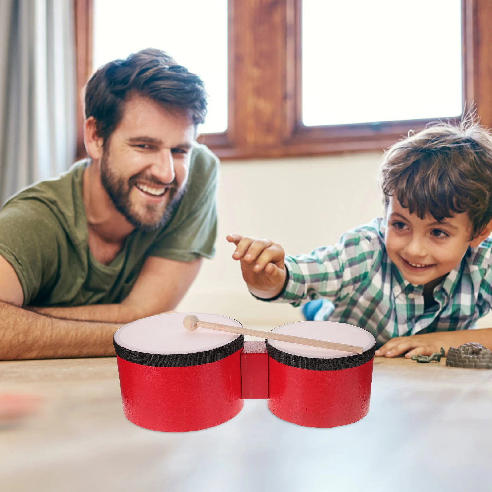 1 Set of Percussion Toy Drum Early Learning Education Toy Percussion Drum Bongos drums for kids
1 Set of Percussion Toy Drum Early Learning Education Toy Percussion Drum Bongos drums for kids