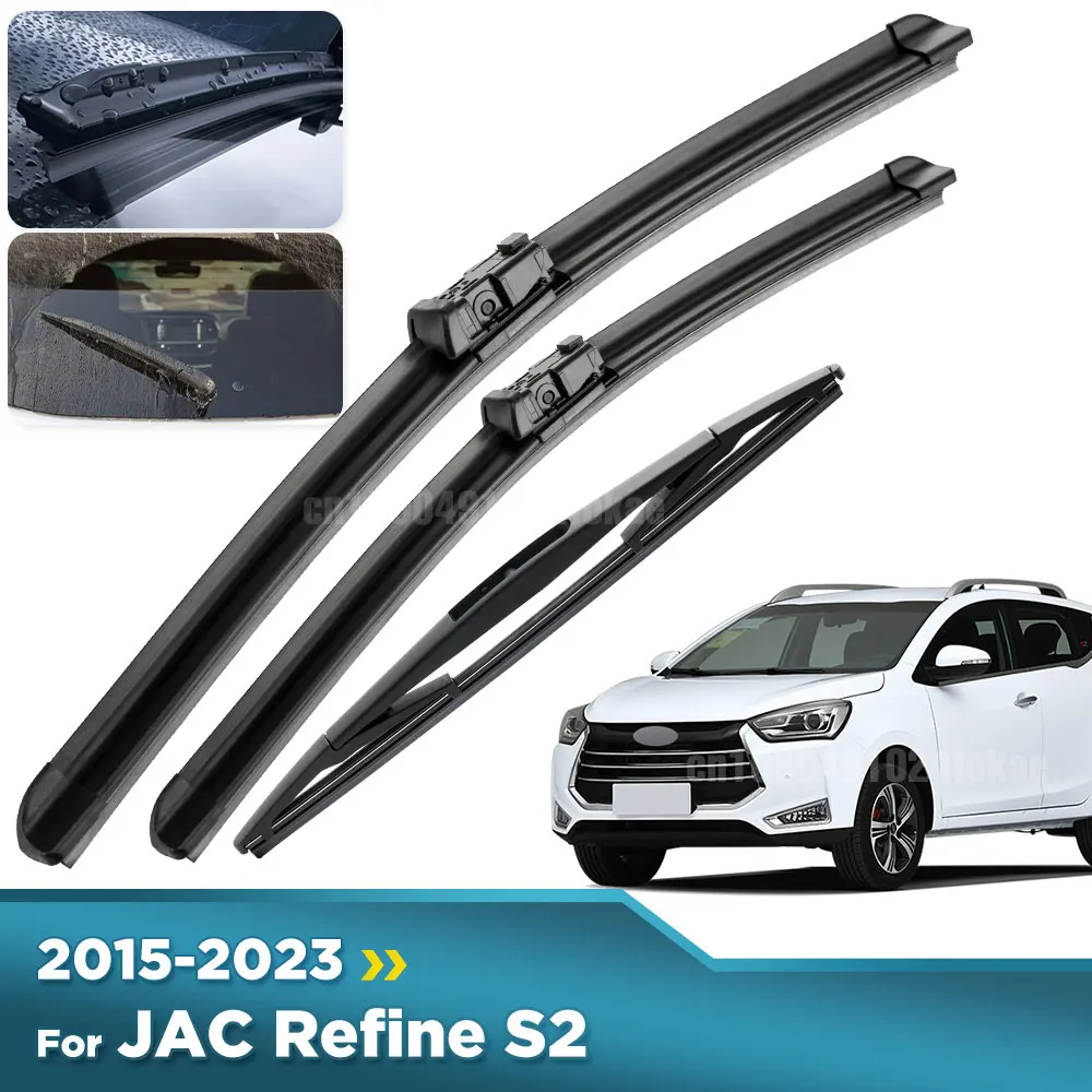For JAC Refine S2 2015-2023 2016 2017 2018 2019 Wiper Front & Rear Wiper Blades Windshield Windscreen Window Brushes 22"+16"+10"
For JAC Refine S2 2015-2023 2016 2017 2018 2019 Wiper Front & Rear Wiper Blades Windshield Windscreen Window Brushes 22"+16"+10"