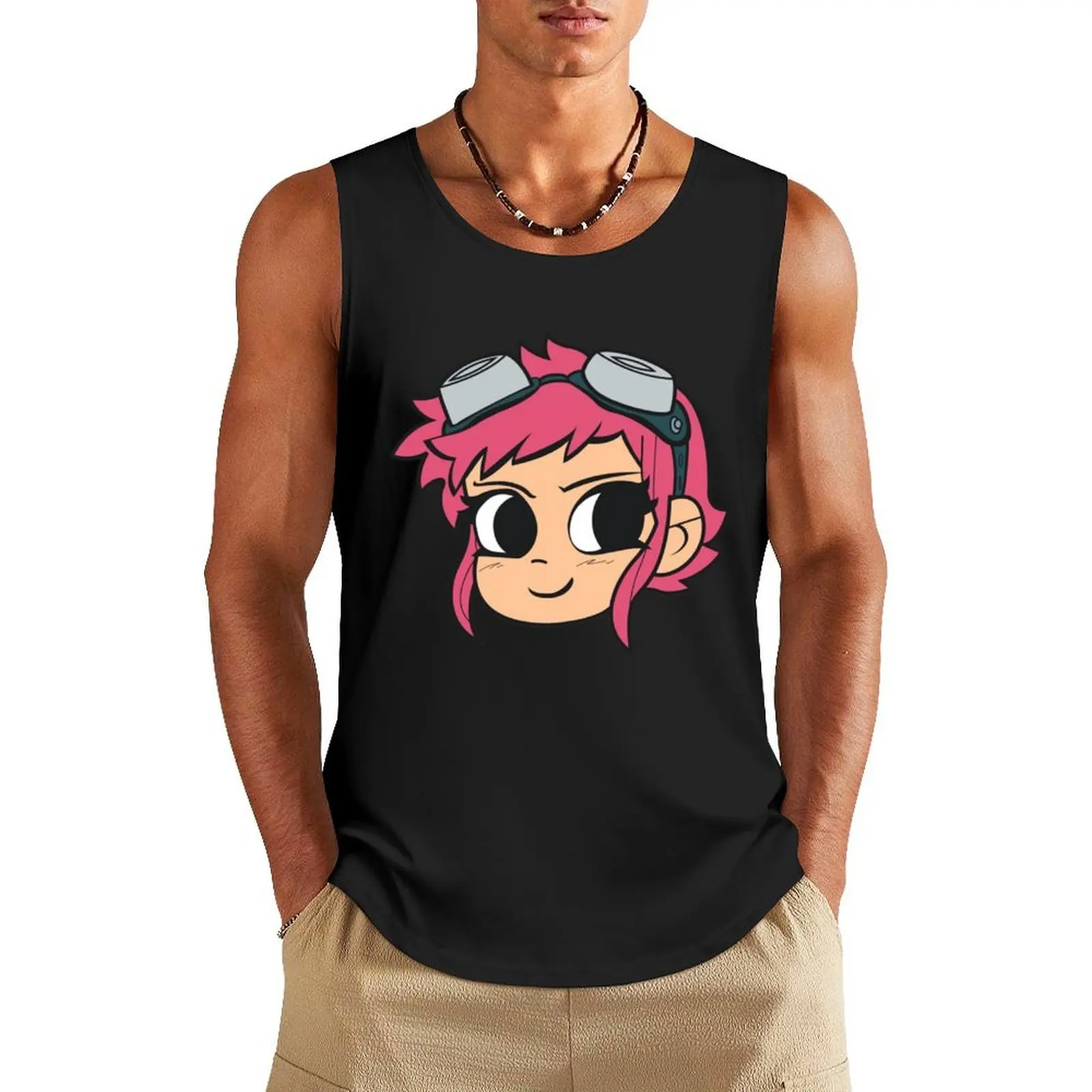 Ramona Flowers Tank Top sleeveless t-shirts for men male top Men's summer vest Men's gym articles
Ramona Flowers Tank Top sleeveless t-shirts for men male top Men's summer vest Men's gym articles