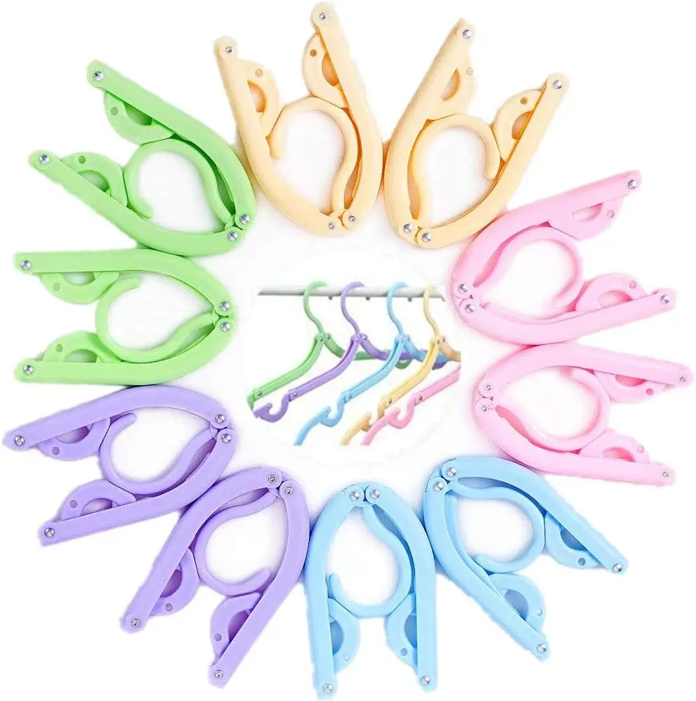 10pcs Foldable Travel Hangers, Portable Clothes Drying Rack for Suitcase
10pcs Foldable Travel Hangers, Portable Clothes Drying Rack for Suitcase