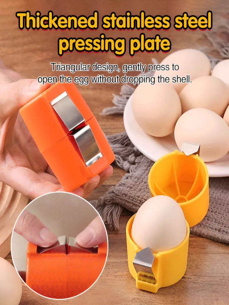 Egg Cracker Separator Durable Baking Tool Easy to Use Kitchen Helper for Home Cooking and Baking
Egg Cracker Separator Durable Baking Tool Easy to Use Kitchen Helper for Home Cooking and Baking