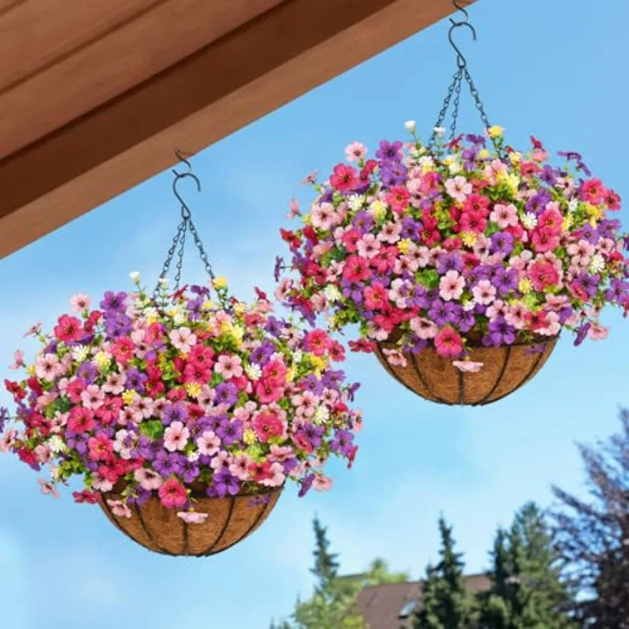 Outdoor decoration: UV-resistant artificial hanging flowers in 12 baskets, 24 pcs per pack, weatherproof plastic material, gree
Outdoor decoration: UV-resistant artificial hanging flowers in 12 baskets, 24 pcs per pack, weatherproof plastic material, gree