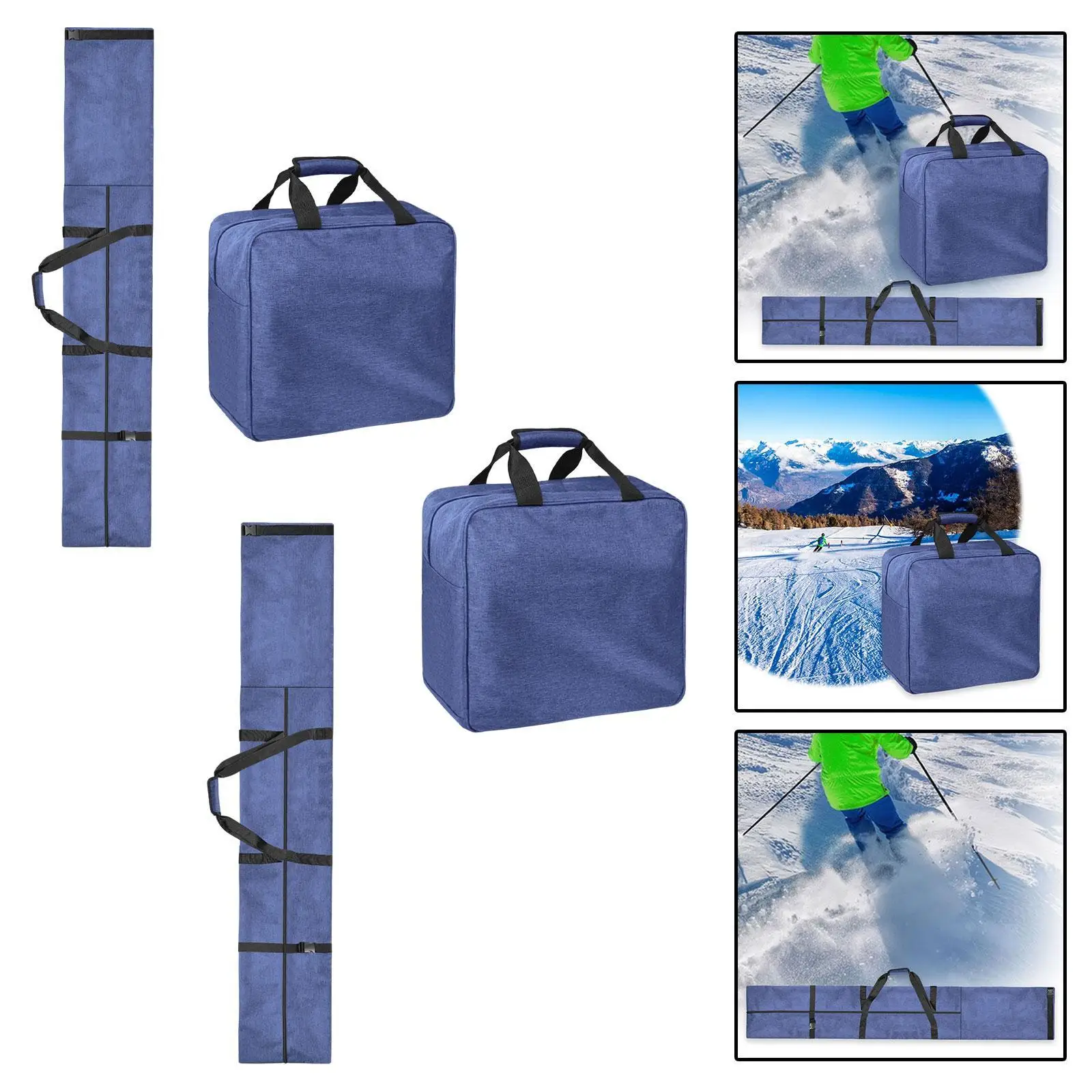 Ski Storage Bag Carrying Resistant Accessory Snowboarding Travel Transportation
Ski Storage Bag Carrying Resistant Accessory Snowboarding Travel Transportation