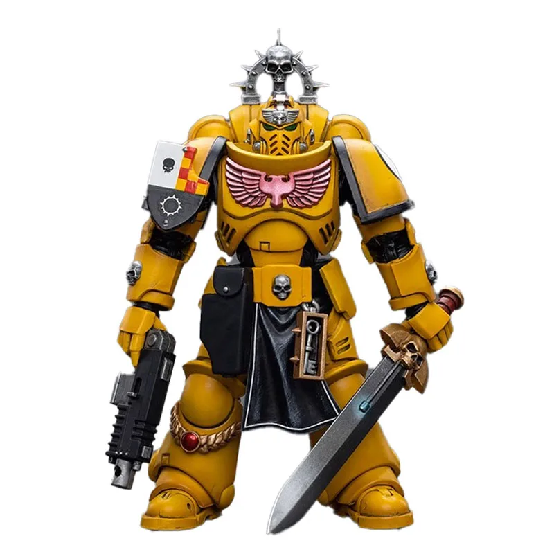 Original JOYTOY WARHAMMER 40,000 Imperial Fists Lieutenant with Power Sword 1/18 Robot Action Model Art Collection Toy Gift
Original JOYTOY WARHAMMER 40,000 Imperial Fists Lieutenant with Power Sword 1/18 Robot Action Model Art Collection Toy Gift