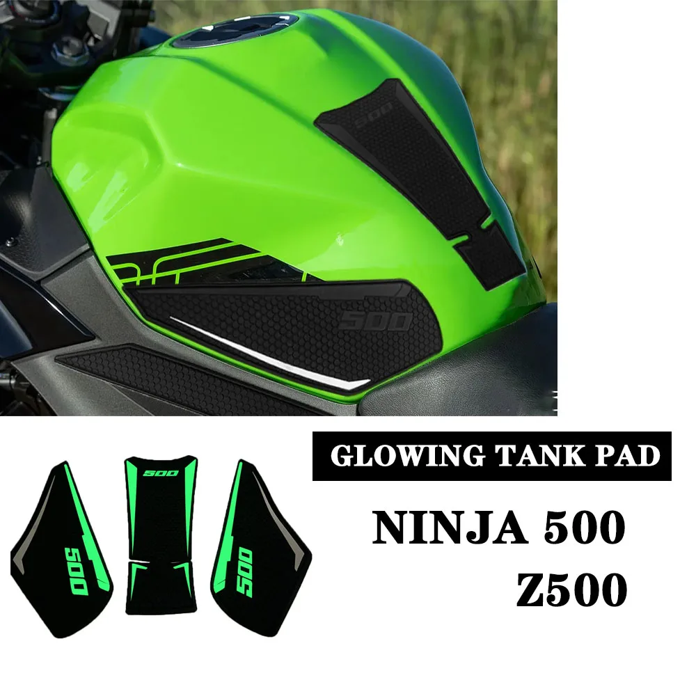 For Kawasaki Z500 Ninja500 Fluorescent Knee Grip Decals NINJA 500 Glowing Rubber Anti-slip StickersMotorcycle Fuel Tank Pads
For Kawasaki Z500 Ninja500 Fluorescent Knee Grip Decals NINJA 500 Glowing Rubber Anti-slip StickersMotorcycle Fuel Tank Pads