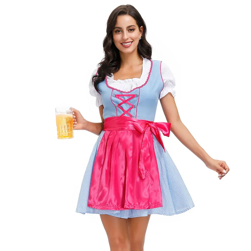 M-XL Traditional Bavarian Oktoberfest Beer Girl Maid Costume Dirndl Waitress Wench Dress Female Music Festival Clothes
M-XL Traditional Bavarian Oktoberfest Beer Girl Maid Costume Dirndl Waitress Wench Dress Female Music Festival Clothes