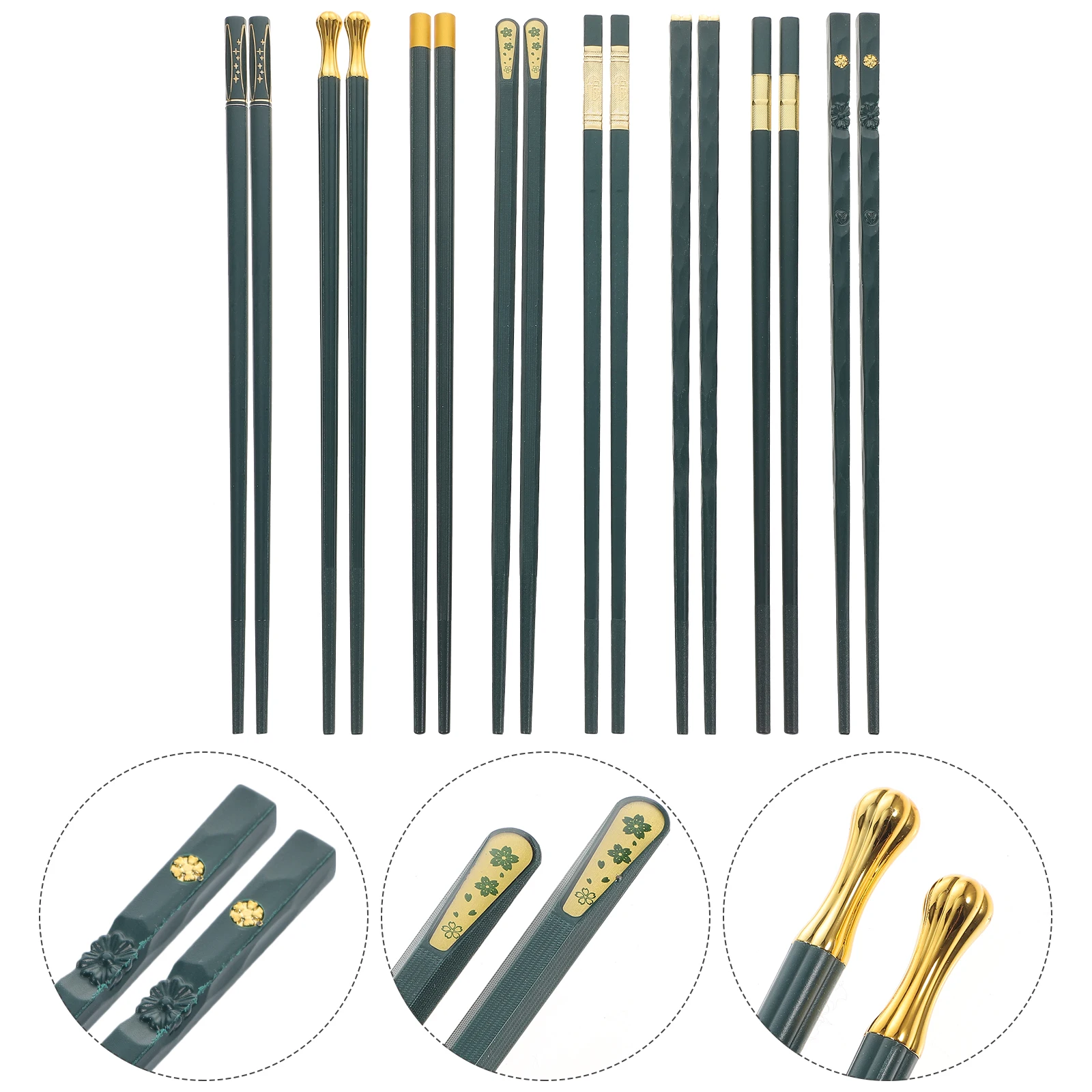 8 Pairs Reusable Heat Resistant Glass Fiber Chopsticks Japanese Chinese Style Sushi Cutlery Set Strong Dense Health
8 Pairs Reusable Heat Resistant Glass Fiber Chopsticks Japanese Chinese Style Sushi Cutlery Set Strong Dense Health