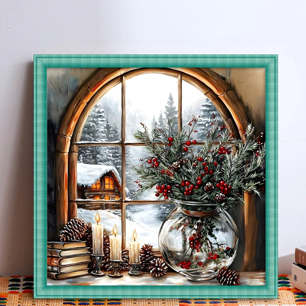 Full Embroidery cotton Thread 11CT Printed Window Cross Stitch Kit 45x45cm
Full Embroidery cotton Thread 11CT Printed Window Cross Stitch Kit 45x45cm