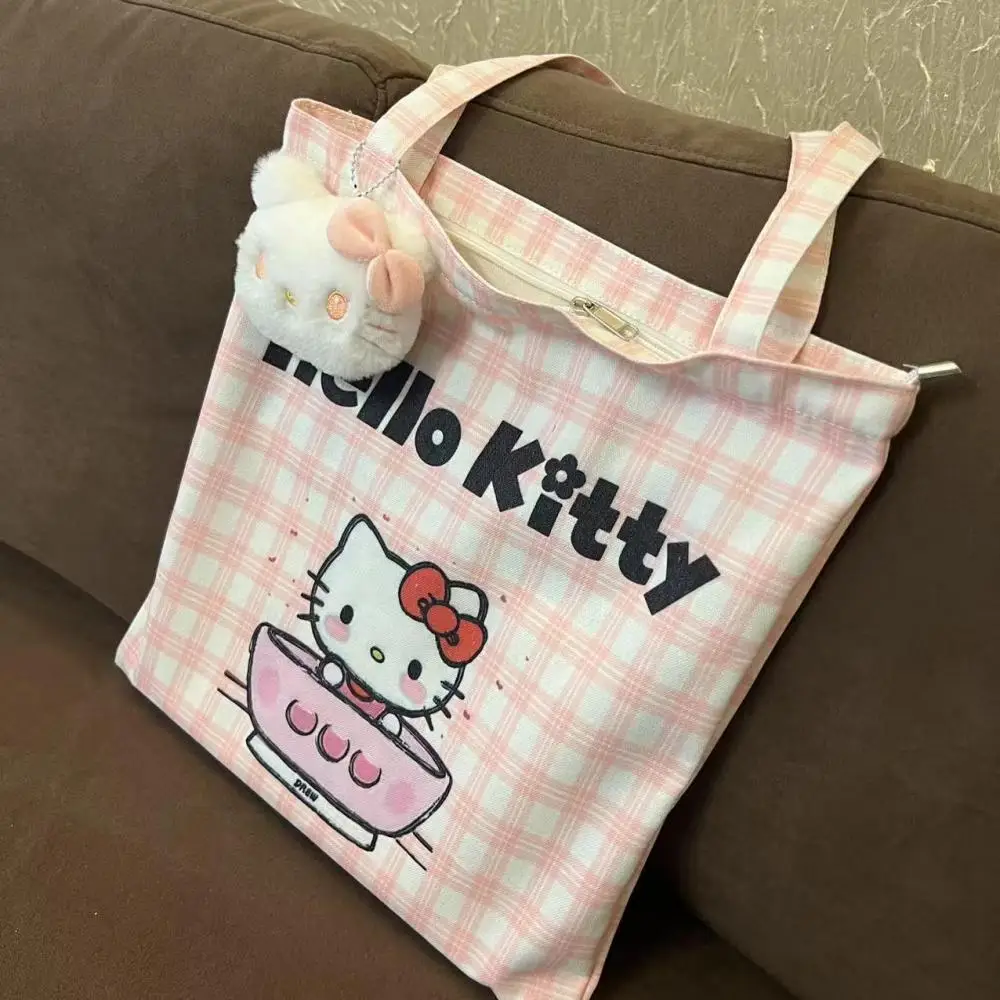 Hellokitty Canvas Cartoon Versatile Cute Lightweight Large-Capacity Handbag for Going Out Casual Single-Shoulder Bag
Hellokitty Canvas Cartoon Versatile Cute Lightweight Large-Capacity Handbag for Going Out Casual Single-Shoulder Bag