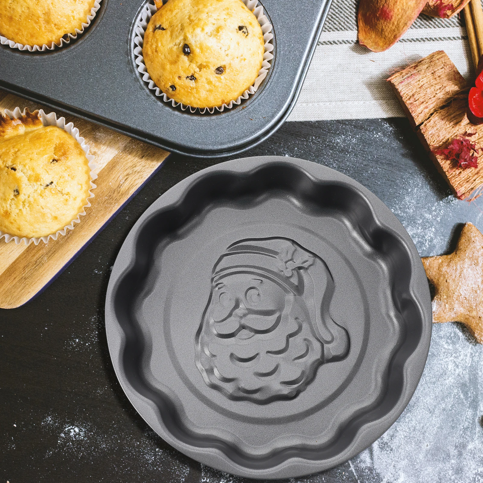 Christmas Santa Cake Mold Non stick Baking Molds Carbon Steel Dessert Tools Easy Design Kitchen Supplies
Christmas Santa Cake Mold Non stick Baking Molds Carbon Steel Dessert Tools Easy Design Kitchen Supplies