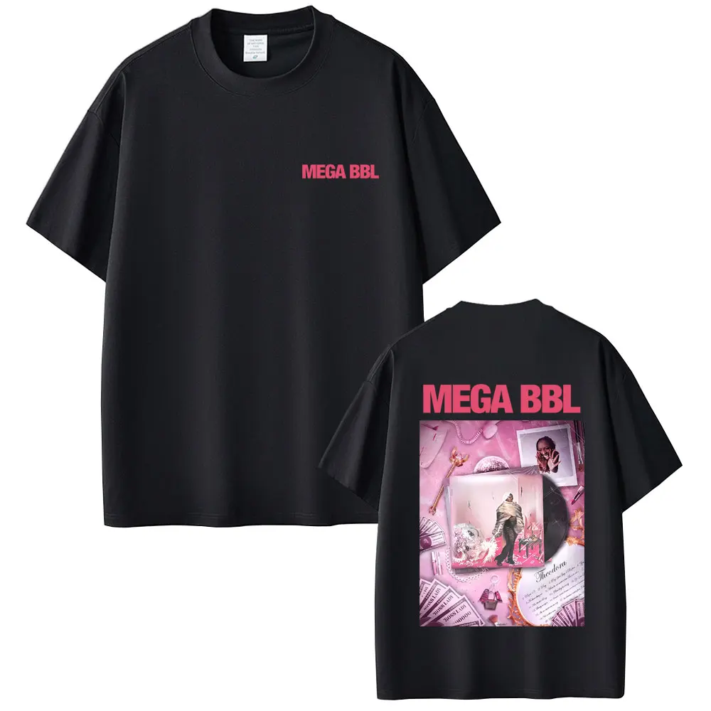 Rapper Theodora Mega Bbl Album Graphic T-shirt Men Women Casual Vintage Cotton T-shirts Unisex Hip Hop Fashion Pop Music T Shirt
Rapper Theodora Mega Bbl Album Graphic T-shirt Men Women Casual Vintage Cotton T-shirts Unisex Hip Hop Fashion Pop Music T Shirt