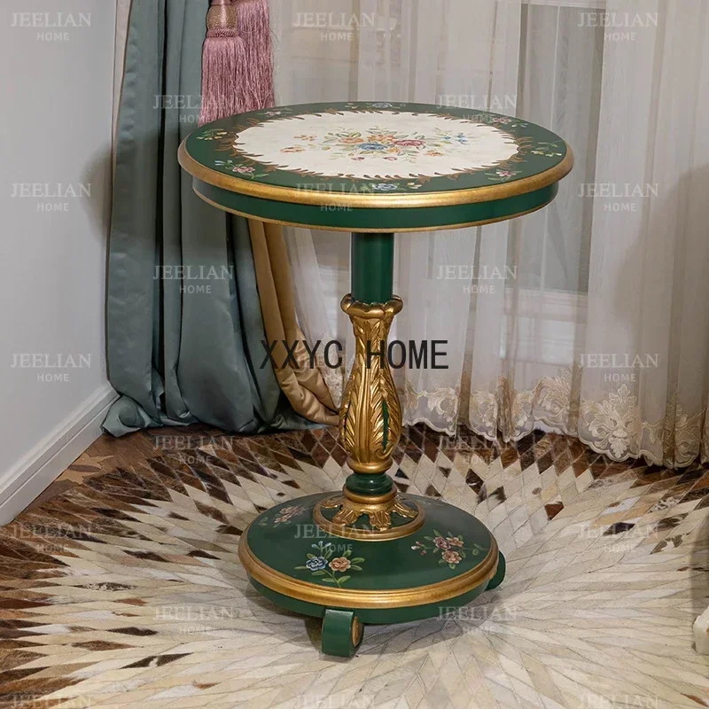 Французский роскошный синий небольшой круглый приставной столик с ручной росписью, круглый журнальный столик для тяжелой промышленности, угловой журнальный столик, диван
Французский роскошный синий небольшой круглый приставной столик с ручной росписью, круглый журнальный столик для тяжелой промышленности, угловой журнальный столик, диван