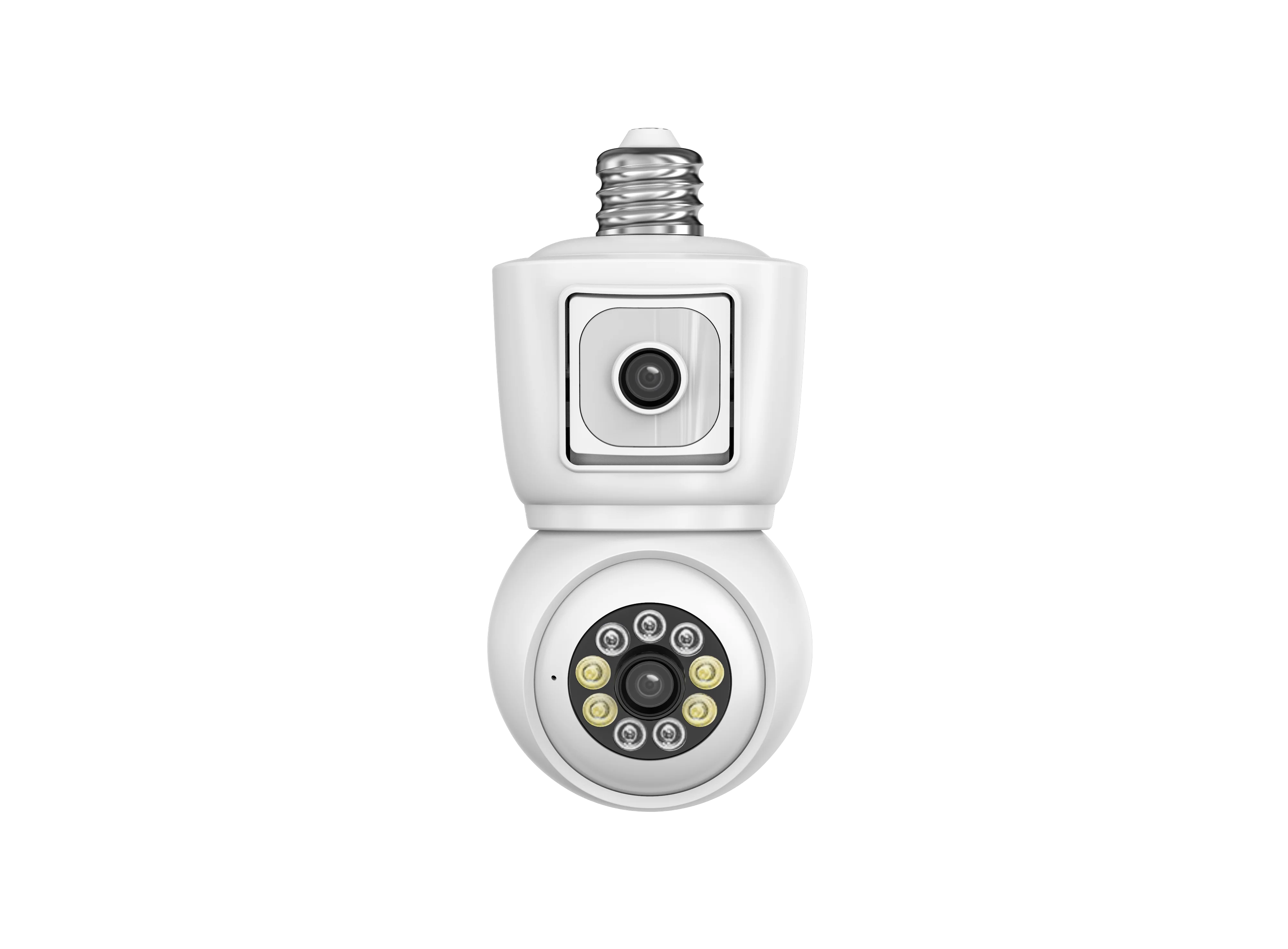 NEW 5G Dual-band 4MP Duel Screens Duel Lens Light Bulb Camera 5GHZ Wifi Security Surveillance Camera Wireless Outdoor Color Nigh
NEW 5G Dual-band 4MP Duel Screens Duel Lens Light Bulb Camera 5GHZ Wifi Security Surveillance Camera Wireless Outdoor Color Nigh