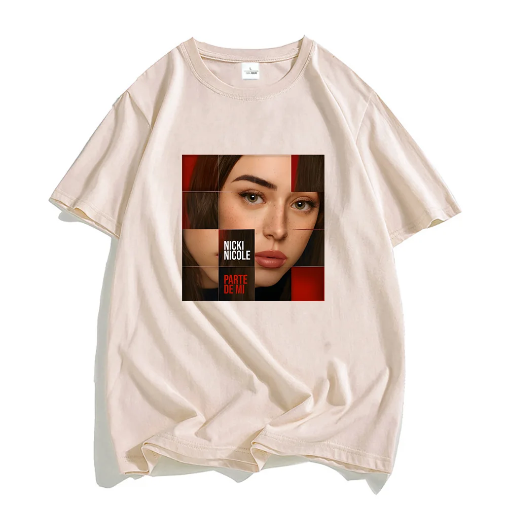 Singer Nicki Nicole Printing T-shirts Short Sleeve Men/Women Cotton Tee-shirt Streetwear Hip Hop Graphic Tshirts Fashion Print
Singer Nicki Nicole Printing T-shirts Short Sleeve Men/Women Cotton Tee-shirt Streetwear Hip Hop Graphic Tshirts Fashion Print