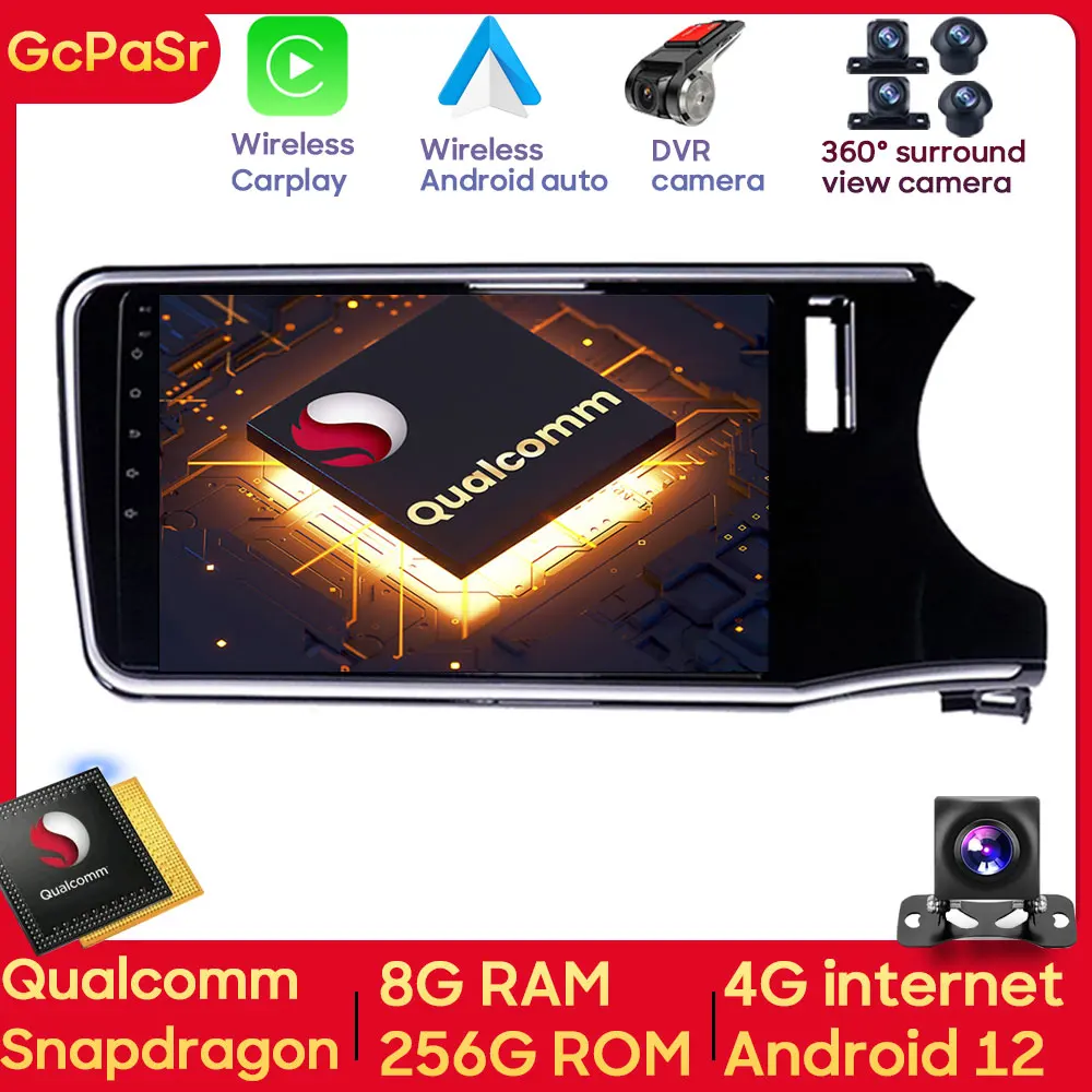 Qualcomm Snapdragon Автомобильный радиоплеер для Honda City Grace 2014 - 2017 с системой Android поддерживает авто Carplay Wifi Bluetooth
Qualcomm Snapdragon Автомобильный радиоплеер для Honda City Grace 2014 - 2017 с системой Android поддерживает авто Carplay Wifi Bluetooth