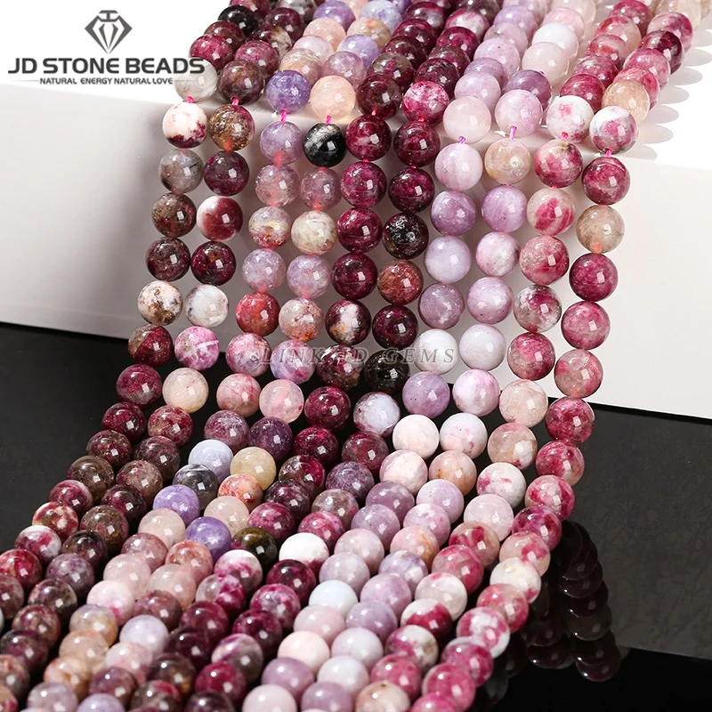 Natural Stone Mixed Color Tourmaline Bead Round Loose Spacer Gemstone Bead For Jewelry Making DIY Necklace Bracelet Accessory
Natural Stone Mixed Color Tourmaline Bead Round Loose Spacer Gemstone Bead For Jewelry Making DIY Necklace Bracelet Accessory