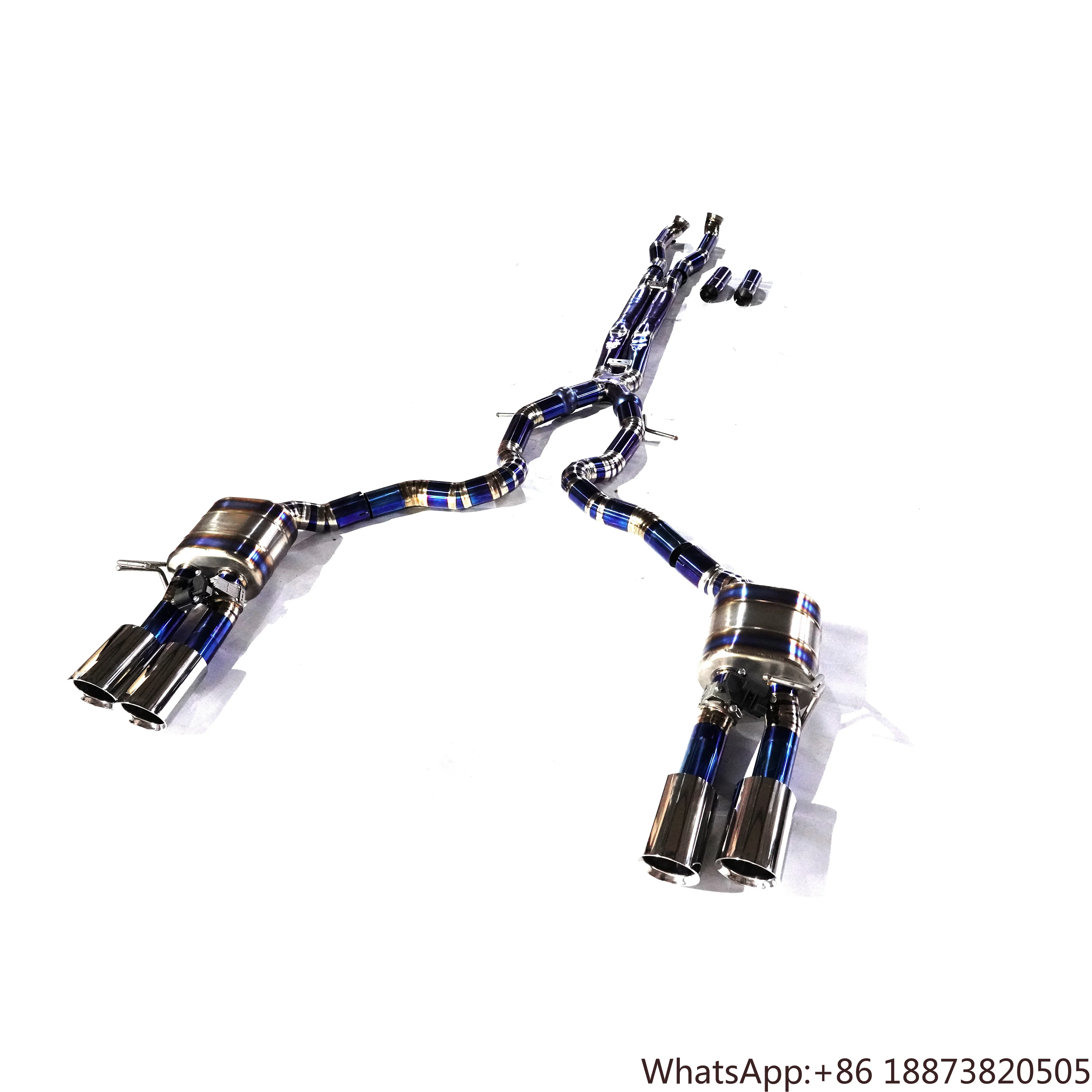 Factory Wholesale Titanium Catback Exhaust for Porsche Panamera 971 2.9T Exhaust System Valved Remote Control
Factory Wholesale Titanium Catback Exhaust for Porsche Panamera 971 2.9T Exhaust System Valved Remote Control
