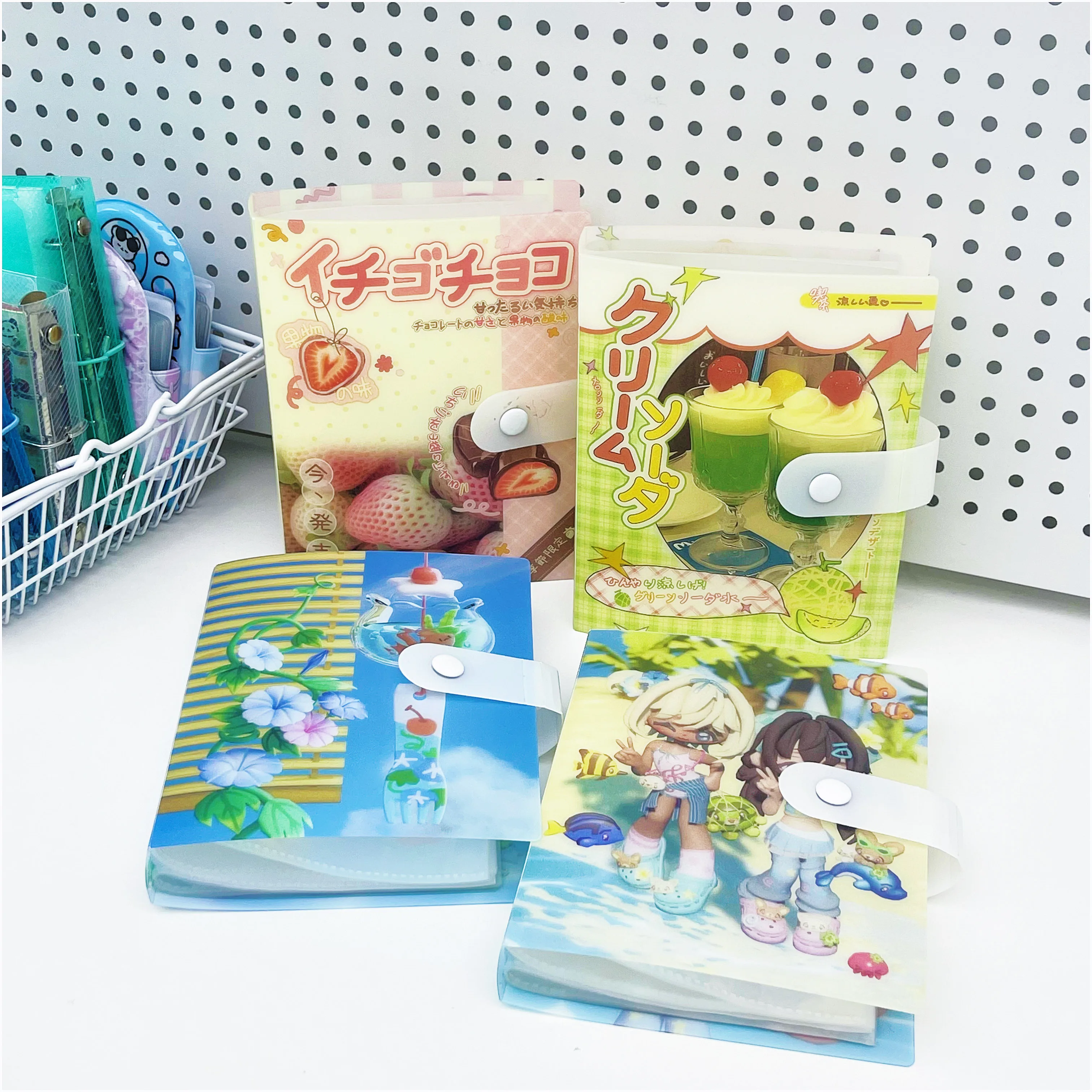 WAKAWAKA Kawaii Storage Album A6 Stitched Summer New Folder Cute Sticker Storage for Scrapbooking Material Storage 40P
WAKAWAKA Kawaii Storage Album A6 Stitched Summer New Folder Cute Sticker Storage for Scrapbooking Material Storage 40P