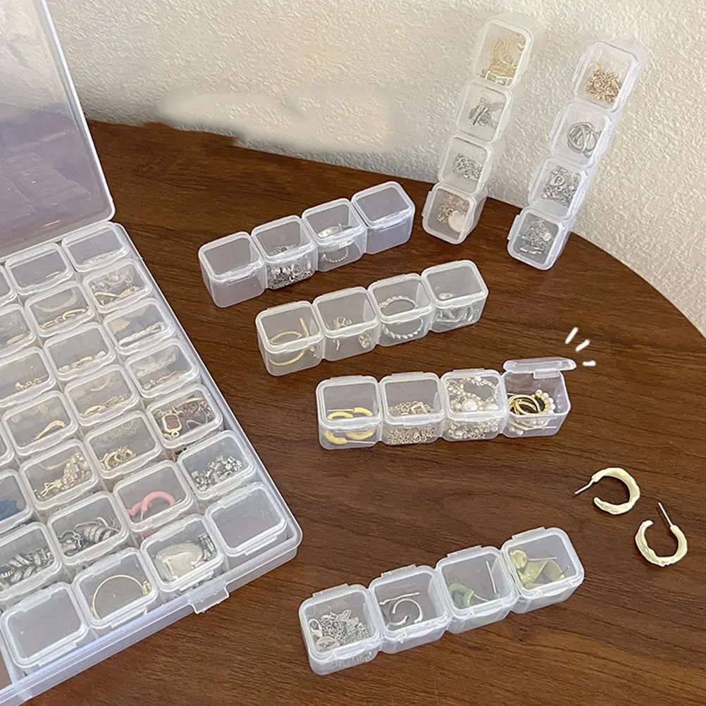 Transparent Jewelry Box Plastic Organizer Storage Case for Necklace Earrings Rings Bracelets Jewelry Storage Organizer
Transparent Jewelry Box Plastic Organizer Storage Case for Necklace Earrings Rings Bracelets Jewelry Storage Organizer