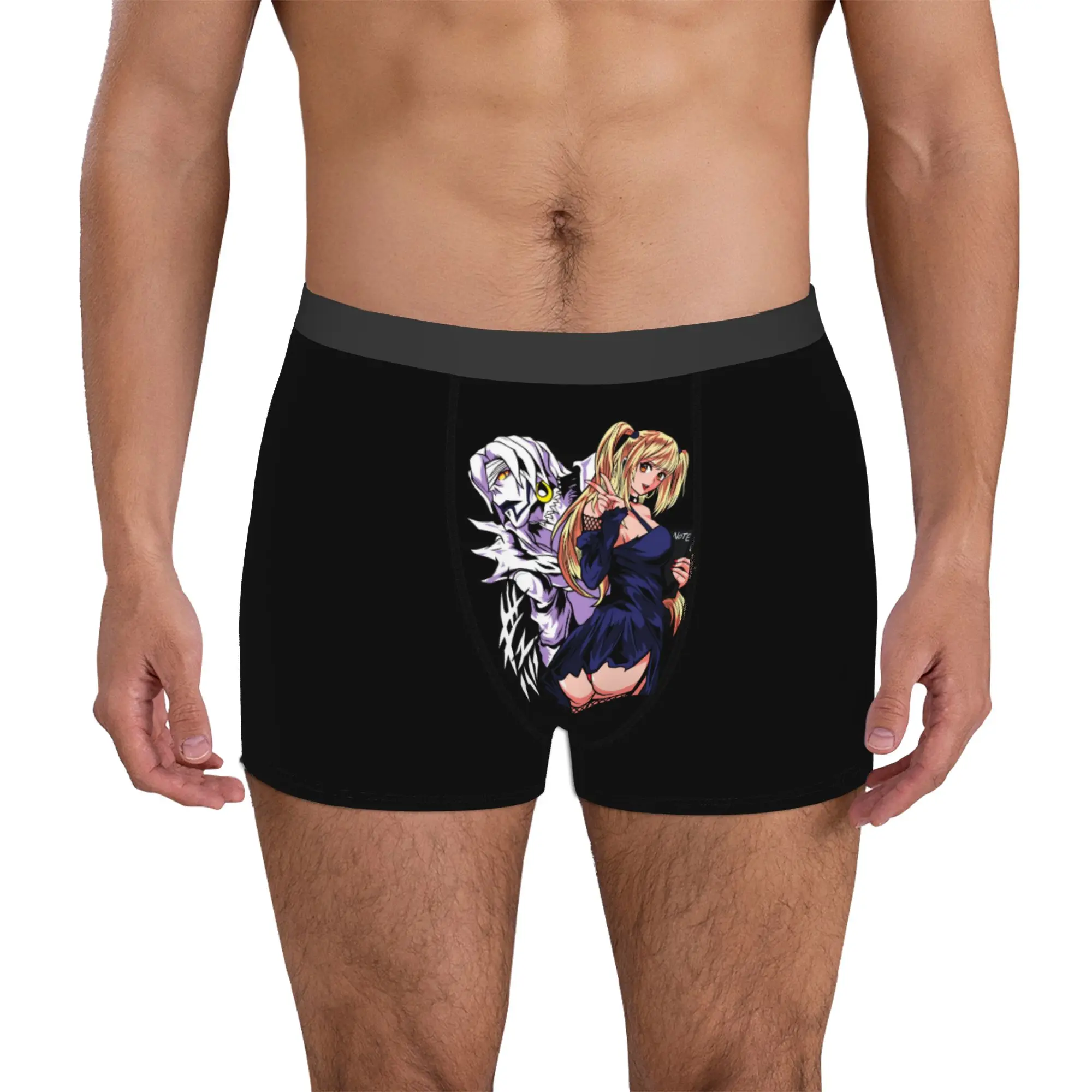 Novelty Misa Amane Rem Death Note Manga Boxers Shorts Panties Male Underpants Breathable Anime Briefs Underwear
Novelty Misa Amane Rem Death Note Manga Boxers Shorts Panties Male Underpants Breathable Anime Briefs Underwear