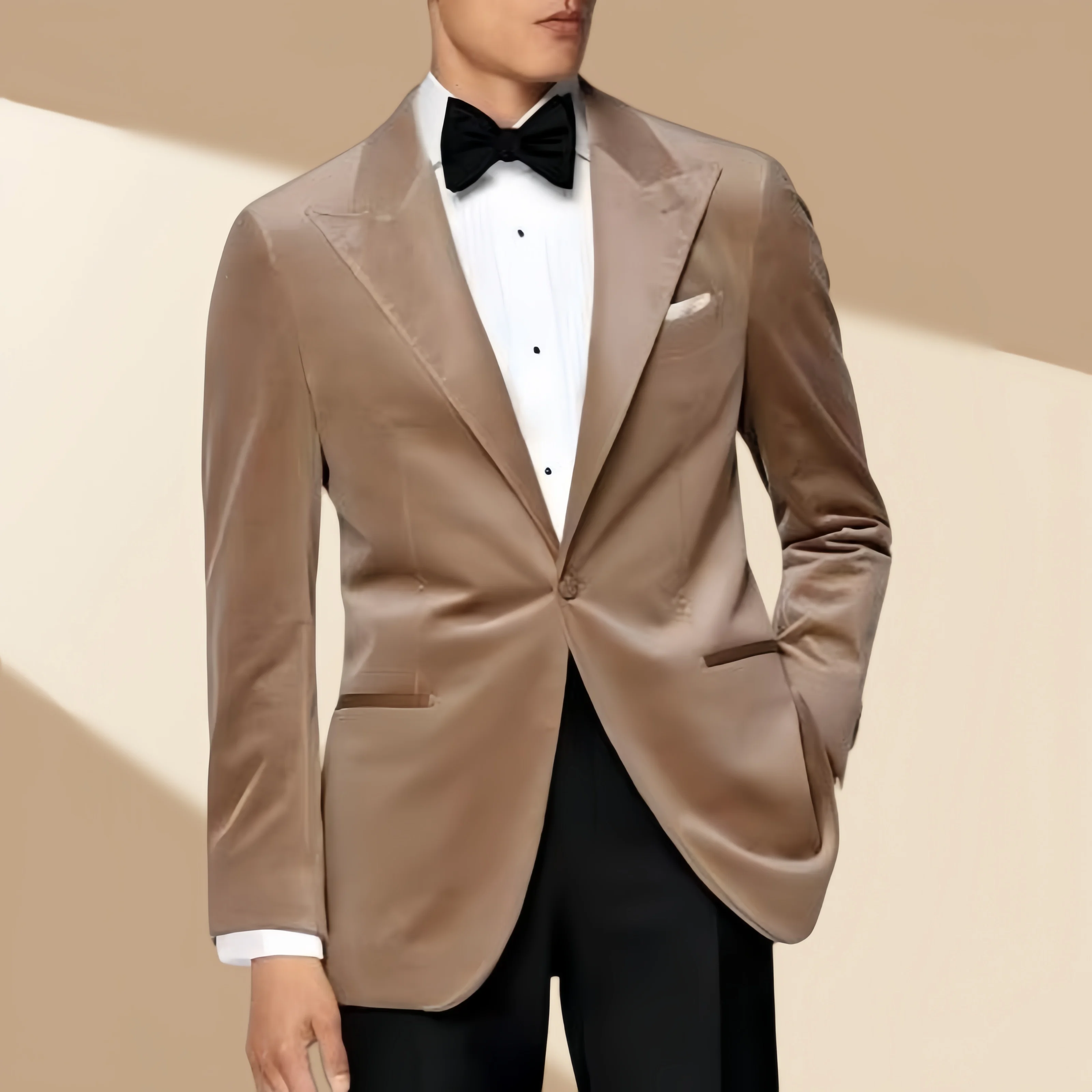 Korean Velvet Men's Wedding Suit Elegant Suit Jacket Burgundy Beige Formal Attire Banquets Cocktail Parties Tuxedo
Korean Velvet Men's Wedding Suit Elegant Suit Jacket Burgundy Beige Formal Attire Banquets Cocktail Parties Tuxedo