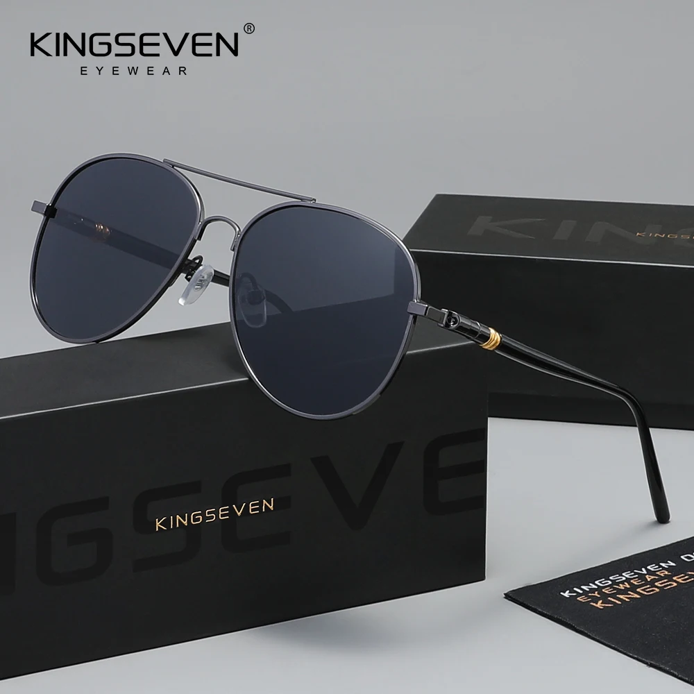 Солнцезащитные очки KINGSEVEN Classic Pilot для мужчин, поляризованные, с защитой от УФ-излучения UV400, роскошные, в ретро-стиле, для вождения, модные, для активного отдыха, повседневные, с большой оправой
Солнцезащитные очки KINGSEVEN Classic Pilot для мужчин, поляризованные, с защитой от УФ-излучения UV400, роскошные, в ретро-стиле, для вождения, модные, для активного отдыха, повседневные, с большой оправой