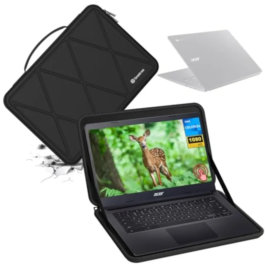 Hard EVA Protective Sleeve Case Compatible for 14 inch Acer Chromebook 314-CB314-3H-C41F Notebook Bag X8259
Hard EVA Protective Sleeve Case Compatible for 14 inch Acer Chromebook 314-CB314-3H-C41F Notebook Bag X8259