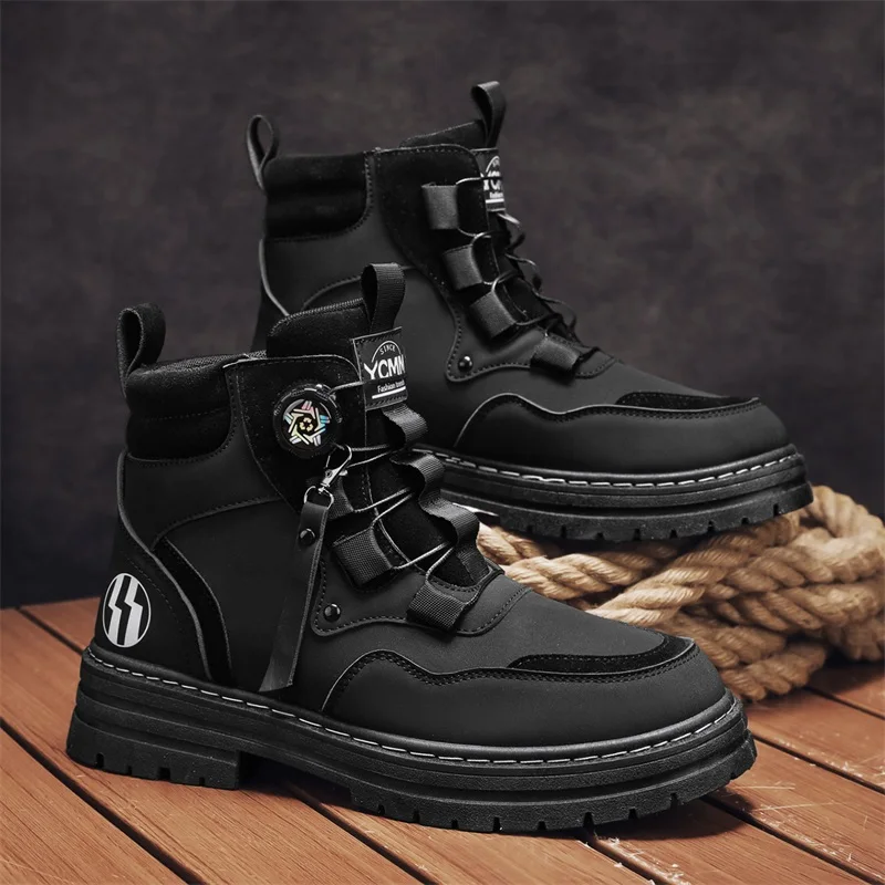 Классические черные мужские ботильоны с поворотной пряжкой, дизайнерские ботинки на платформе, мужские кожаные ботинки в британском стиле для мужчин, высокие байкерские туфли
Классические черные мужские ботильоны с поворотной пряжкой, дизайнерские ботинки на платформе, мужские кожаные ботинки в британском стиле для мужчин, высокие байкерские туфли