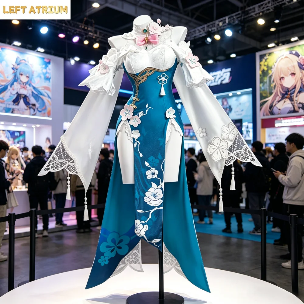 Honkai Star Rail Ruan Mei Cosplay Costume Plumblossom Letter Skin Cheongsam Dress Outfit Halloween Carnival Party Uniform Suit
Honkai Star Rail Ruan Mei Cosplay Costume Plumblossom Letter Skin Cheongsam Dress Outfit Halloween Carnival Party Uniform Suit