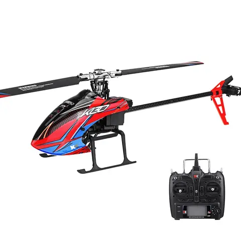 Remote Control Helicopter XK K130 2.4G 6CH Brushless 3D6G System Flybarless Compatible with S-FHSS