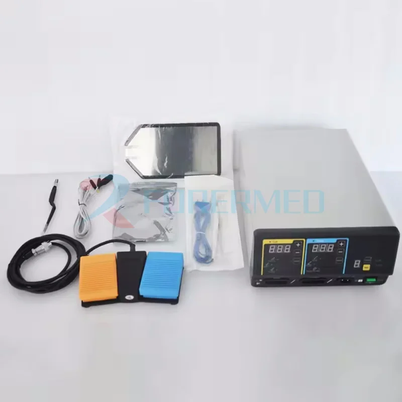 Vet Electrosurgical High Frequency Generator Monopolar & Bipolar Electrosurgical Generatorfor for Veterinarian
Vet Electrosurgical High Frequency Generator Monopolar & Bipolar Electrosurgical Generatorfor for Veterinarian