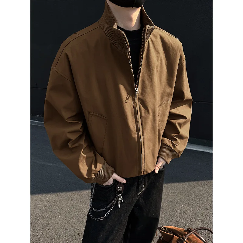 Lightweight Jacket for Big & Tall Men M-5XL | Stand Collar Zipper Casual Jacket, Loose Fit Long Sleeve Outerwear for Spring Fall
Lightweight Jacket for Big & Tall Men M-5XL | Stand Collar Zipper Casual Jacket, Loose Fit Long Sleeve Outerwear for Spring Fall