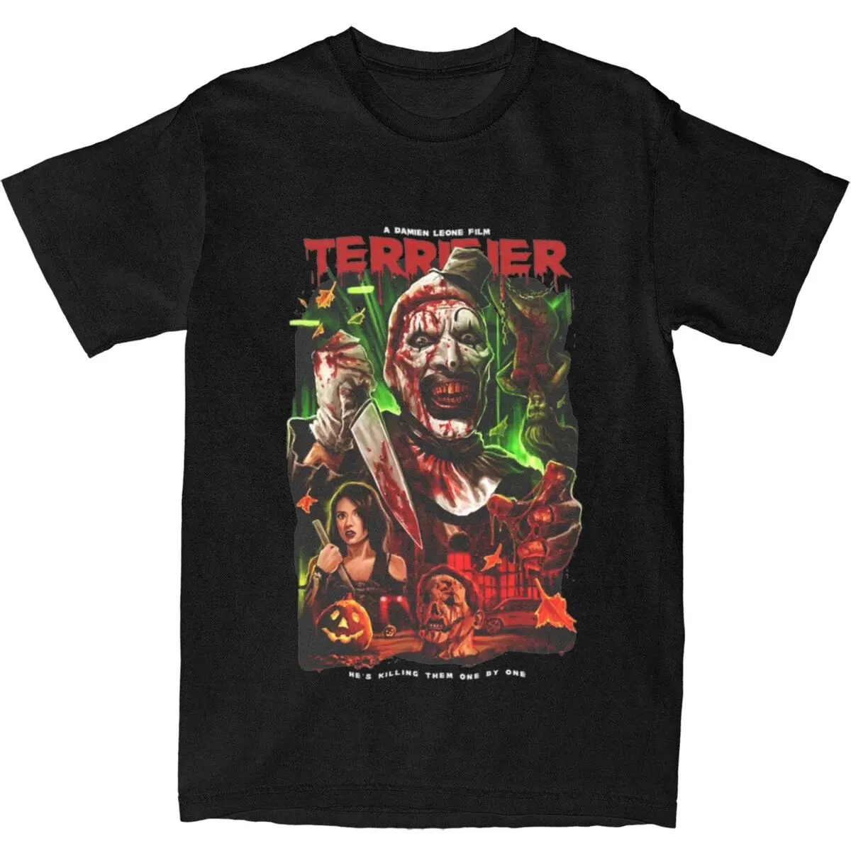 Terrifier Movie The Clown T Shirt Summer Horror Slasher Halloween T Shirts Cotton Tshirt For Men Short Sleeves Casual Top Tees
Terrifier Movie The Clown T Shirt Summer Horror Slasher Halloween T Shirts Cotton Tshirt For Men Short Sleeves Casual Top Tees