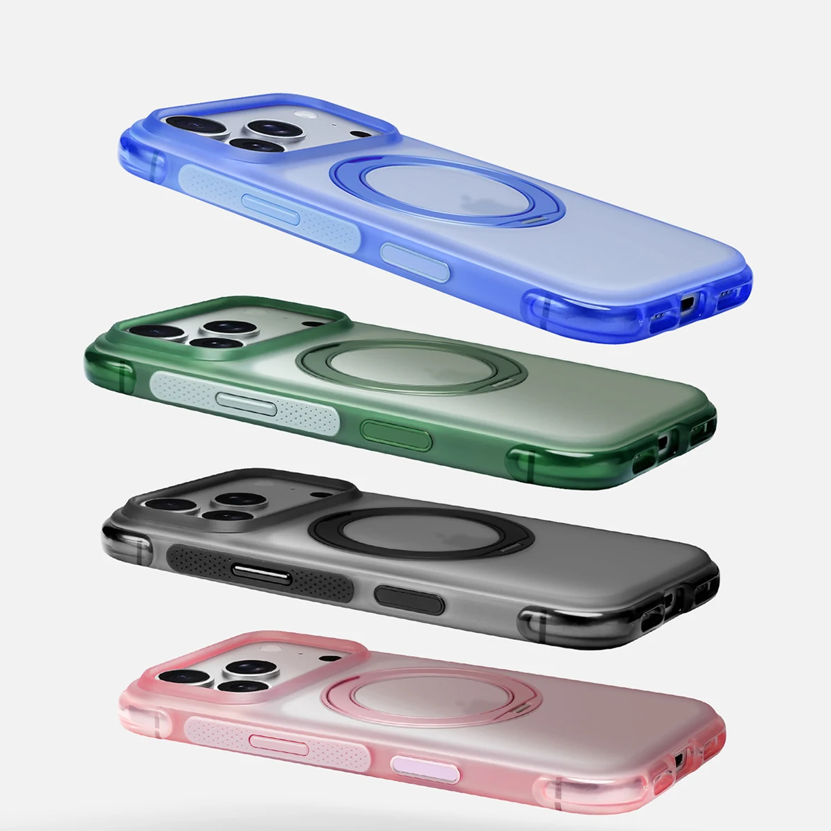 Luxury Airbag Anti-drop Magnetic Rotating Bracket Phone Case For iPhone 17Pro 17Pro Max for Magsafe Touch Camera Button Cover
Luxury Airbag Anti-drop Magnetic Rotating Bracket Phone Case For iPhone 17Pro 17Pro Max for Magsafe Touch Camera Button Cover