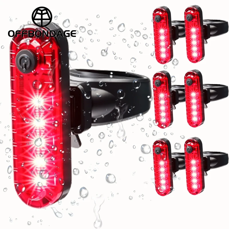 OFFBONDAGE Bike Rear Light USB Rechargeable MTB Bicycle Taillight Cycling Helmet Light Safety Ultra Bright Lamp Accessories
OFFBONDAGE Bike Rear Light USB Rechargeable MTB Bicycle Taillight Cycling Helmet Light Safety Ultra Bright Lamp Accessories