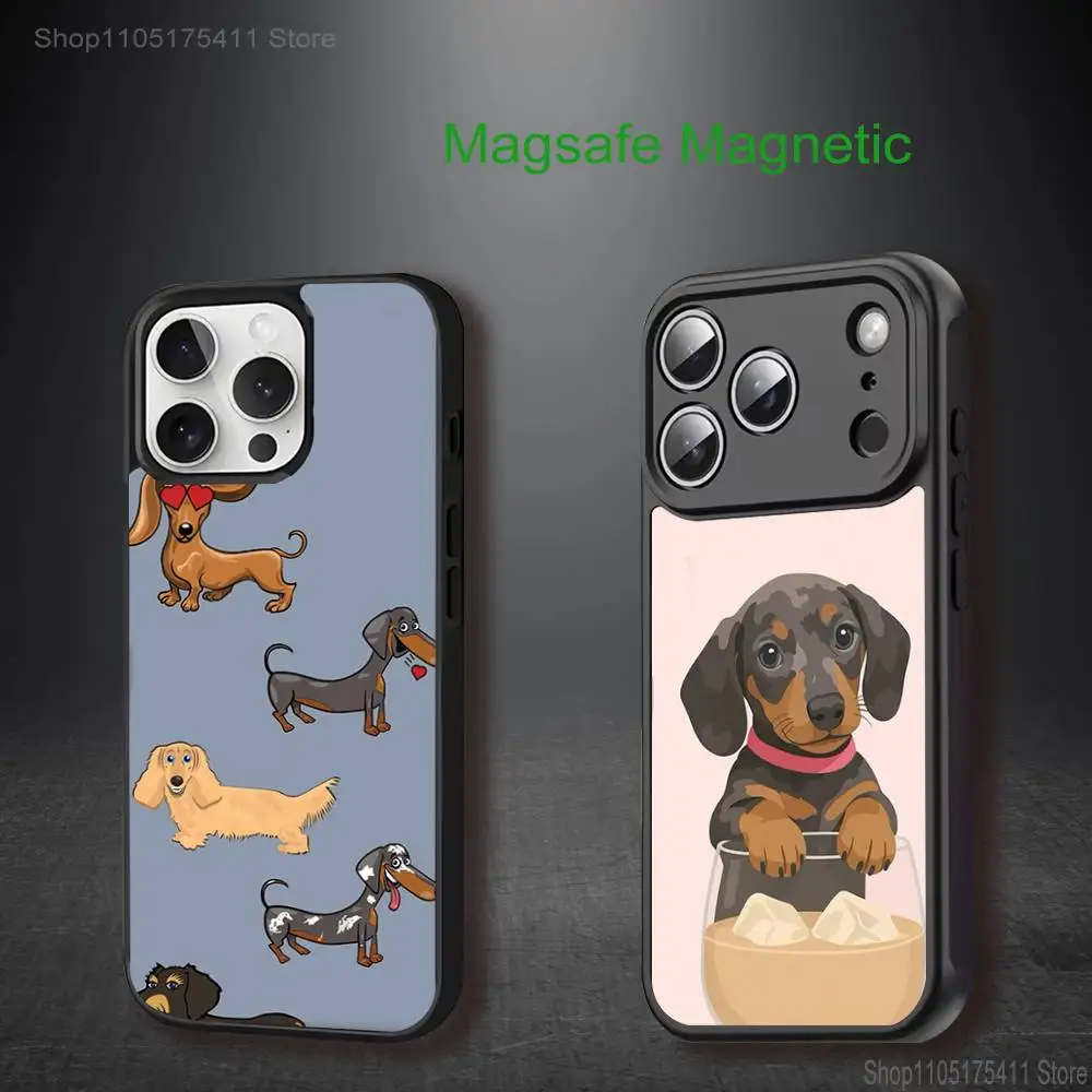Cute Dachshund Dog Phone Case For iPhone 17,16,15,14,13,12,11,Pro,Max,Plus,Mini,SE4,E Magnetic Magsafe Wireless Charging
Cute Dachshund Dog Phone Case For iPhone 17,16,15,14,13,12,11,Pro,Max,Plus,Mini,SE4,E Magnetic Magsafe Wireless Charging