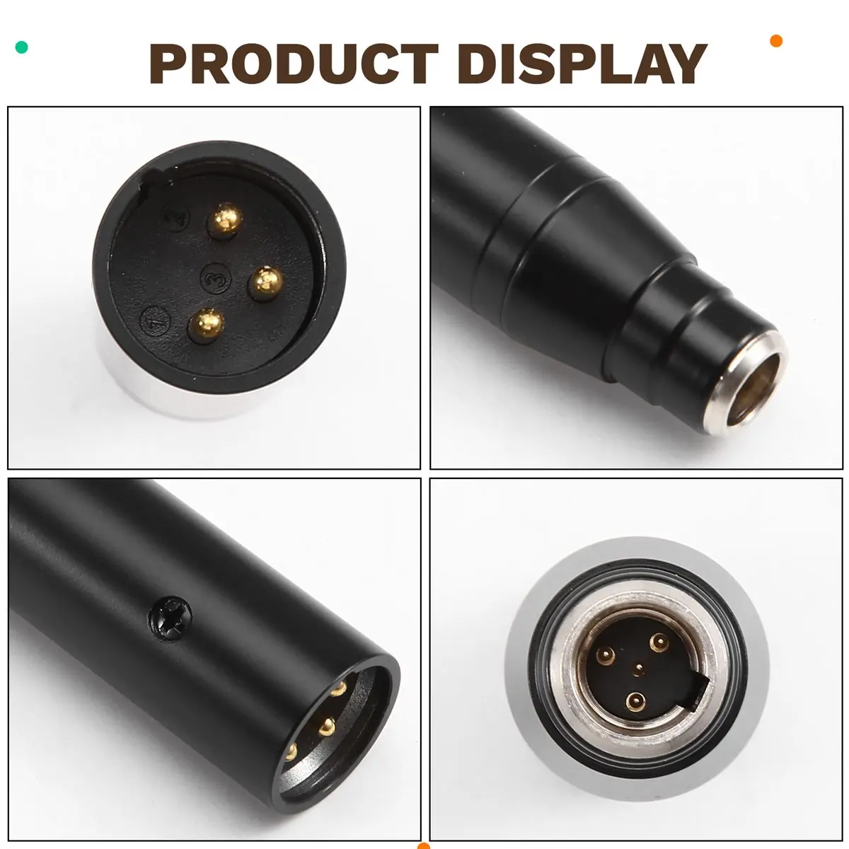 OKgood 48V Phantom Power Mic Musical Instrument Microphone Adapter Male XLR for Shure 4 Pin TA4F Lavalier Headset
OKgood 48V Phantom Power Mic Musical Instrument Microphone Adapter Male XLR for Shure 4 Pin TA4F Lavalier Headset