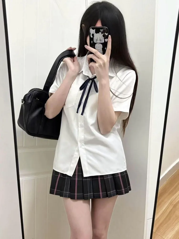 Loose Basic ort Sve Japanese Sle irt Женский колледж Faion JK orm Ранняя осень 2) Универсальный топ из полиэстера...
Loose Basic ort Sve Japanese Sle irt Женский колледж Faion JK orm Ранняя осень 2) Универсальный топ из полиэстера...