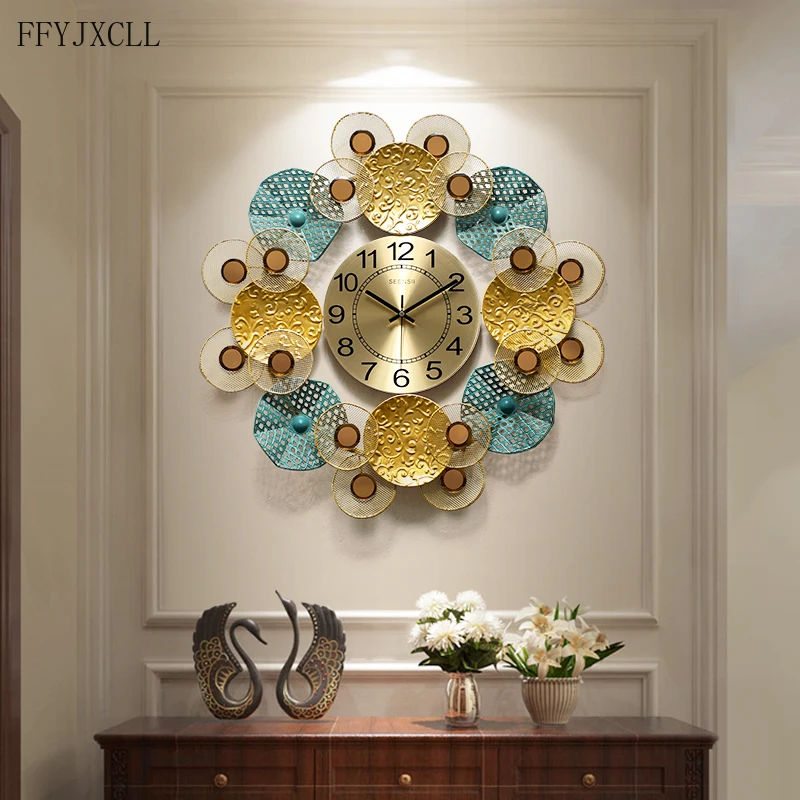 American-Style Light Luxury Creative Art Family Clock Living Room Mute Clock Retro Home Decoration Bedroom Big Wall Clock Watch
American-Style Light Luxury Creative Art Family Clock Living Room Mute Clock Retro Home Decoration Bedroom Big Wall Clock Watch
