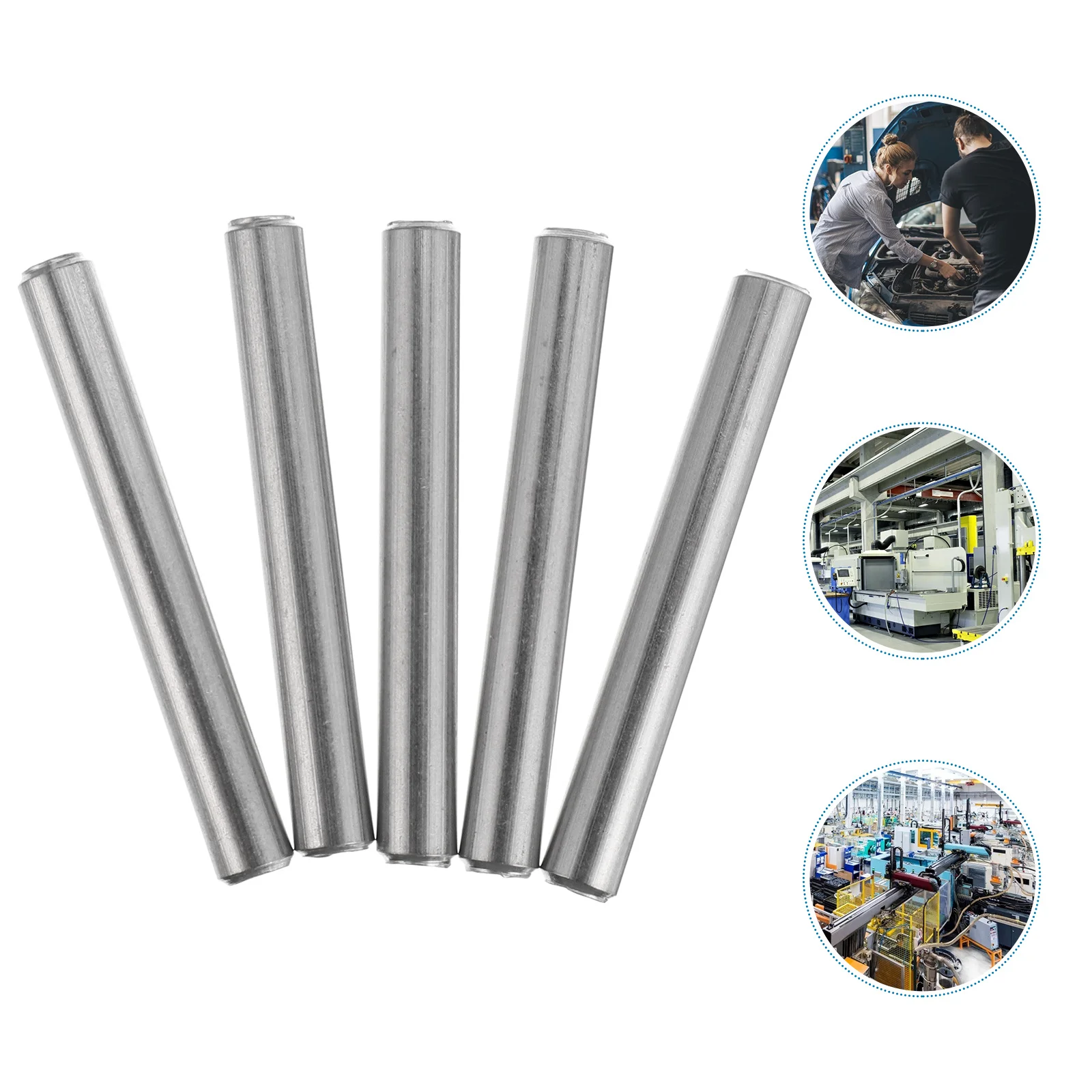 50Pcs Stainless Steel Spring Pin Elastic Slotted Self Retaining Positioning Pin for Automotive Power Equipment 
50Pcs Stainless Steel Spring Pin Elastic Slotted Self Retaining Positioning Pin for Automotive Power Equipment